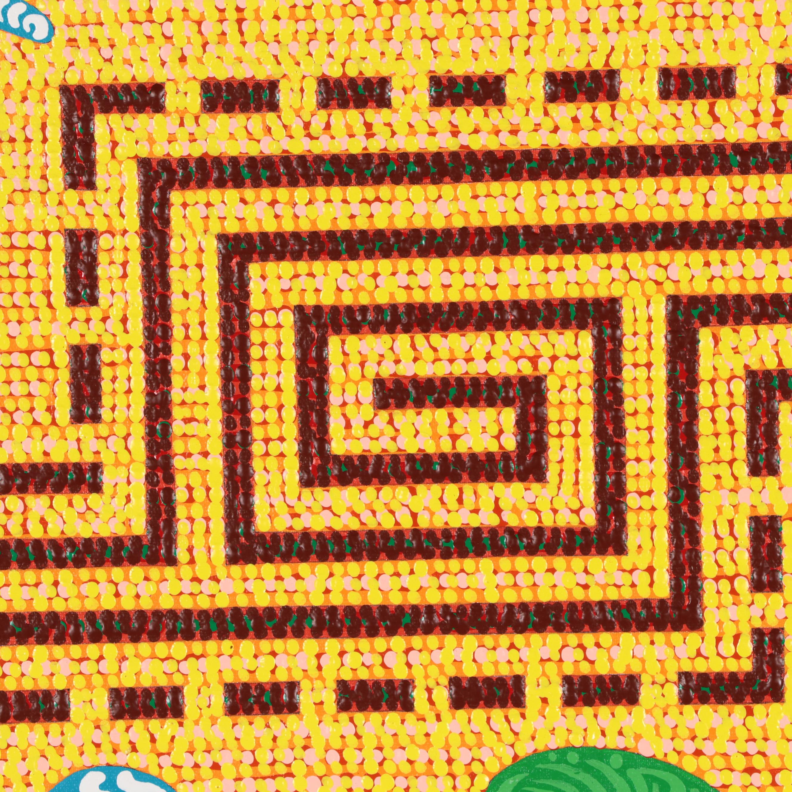 Jerry Kellems Abstract Acrylic Painting