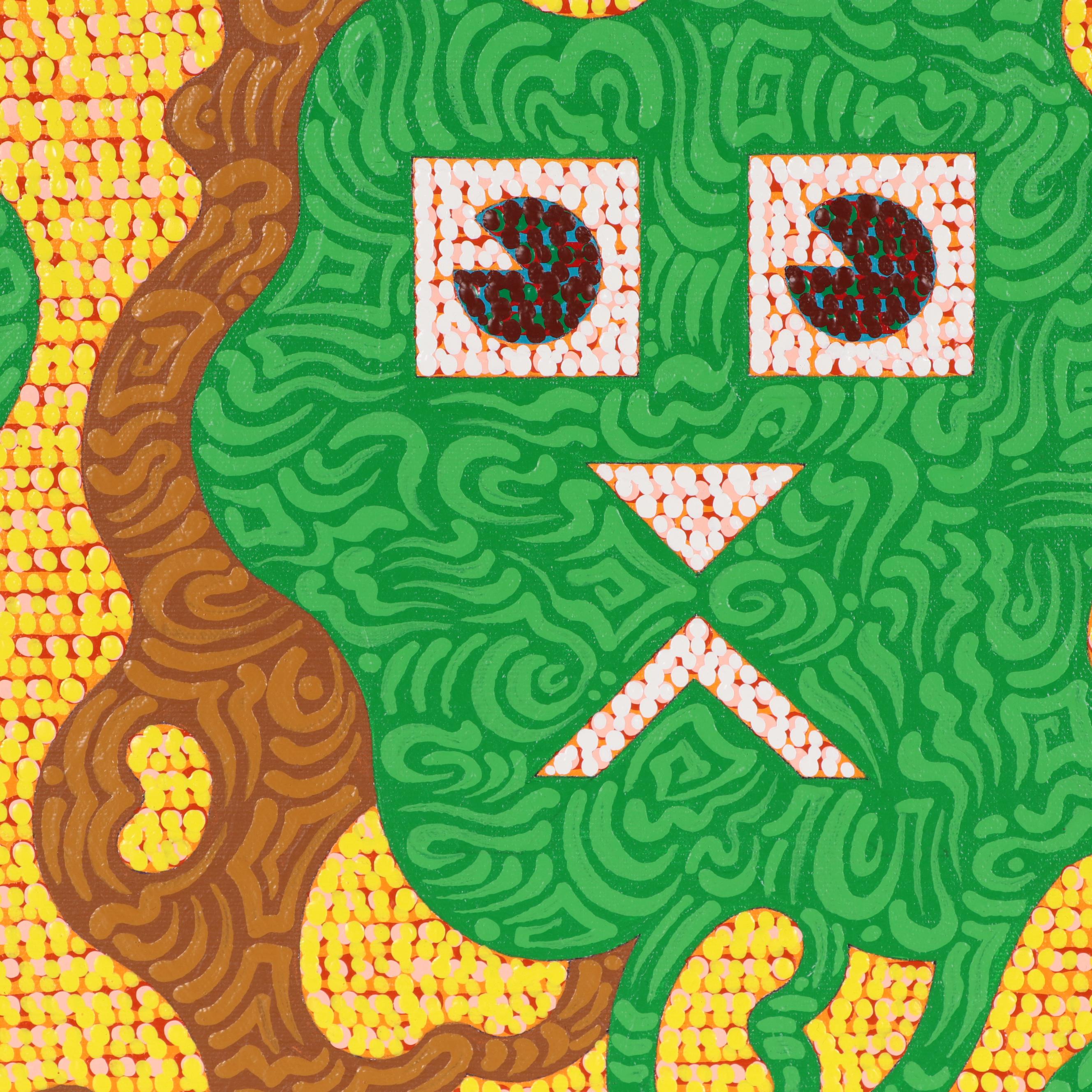 Jerry Kellems Abstract Acrylic Painting