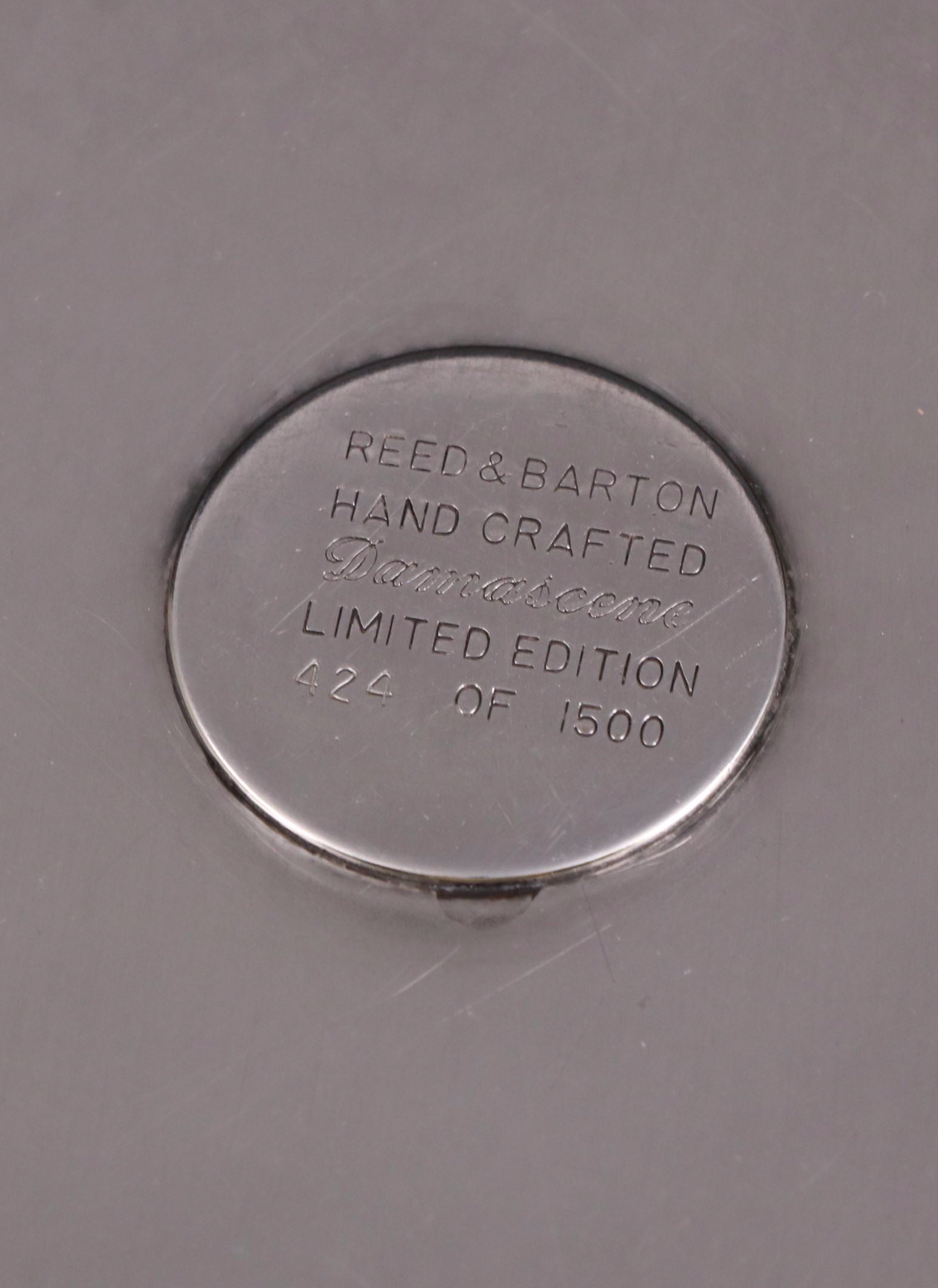 Reed & Barton Limited Edition "Damascene" Zodiac Mixed Metal Platter, 1970s