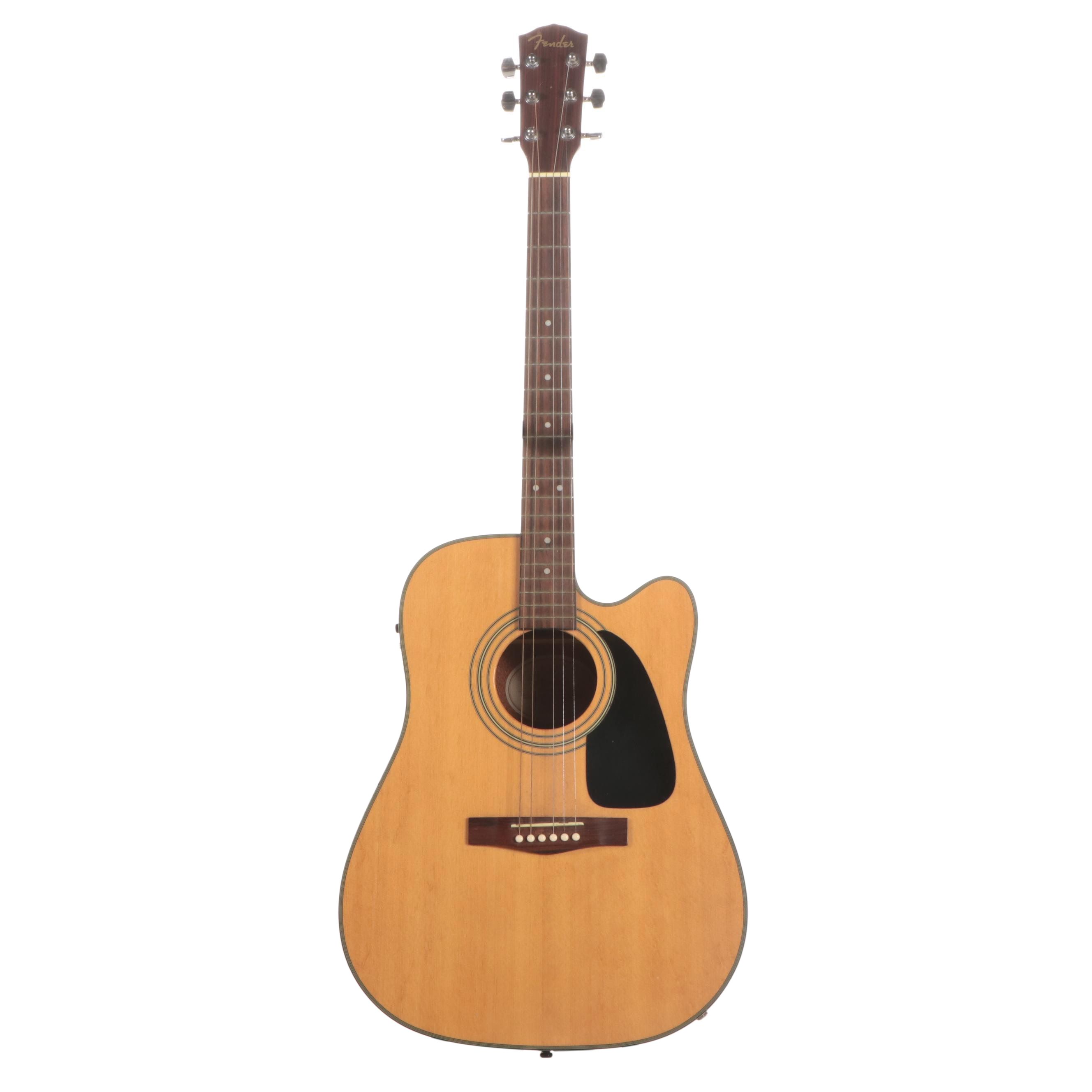 Fender Acoustic-Electric Cutaway Dreadnought Guitar
