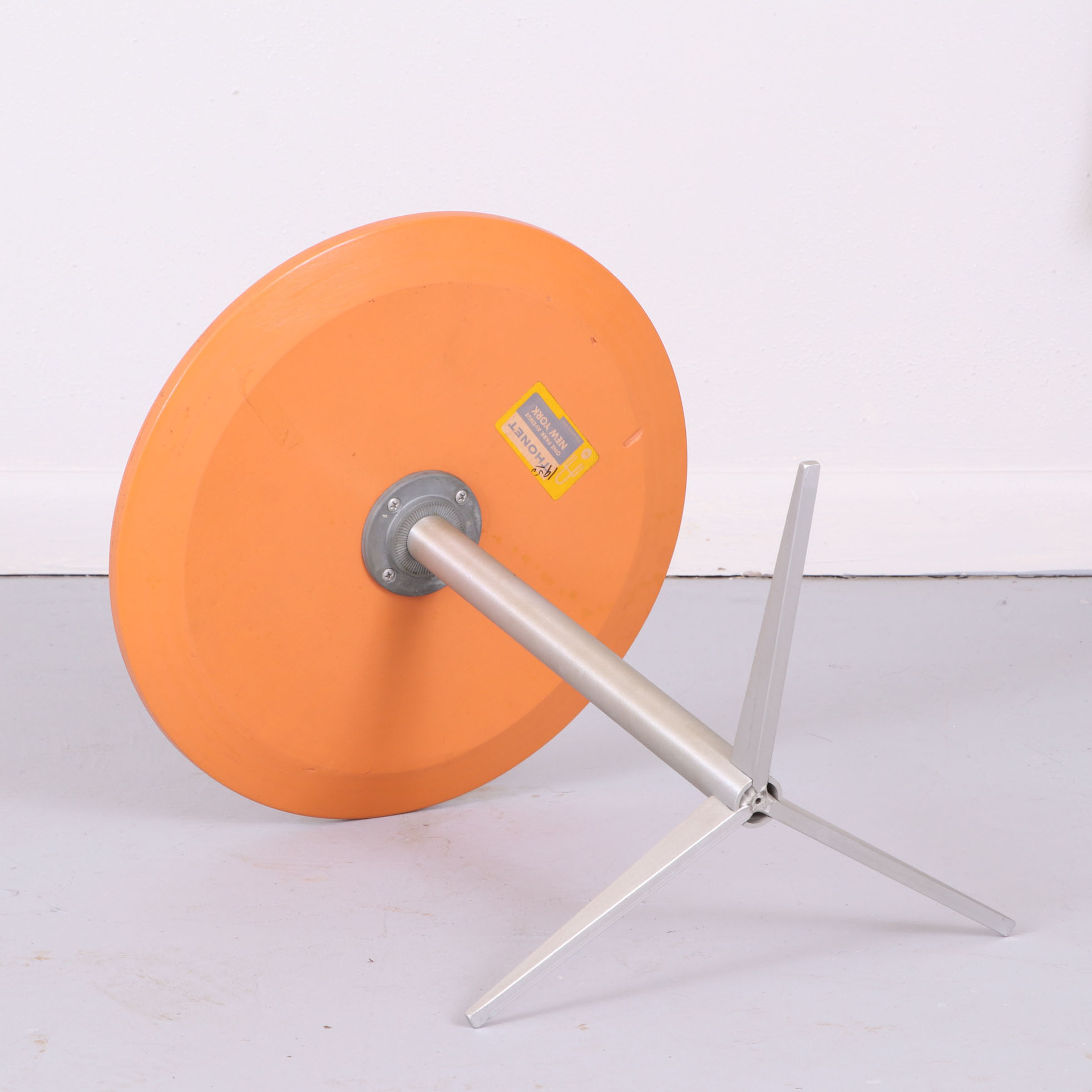Thonet Mid Century Modern Glass Top Side Table