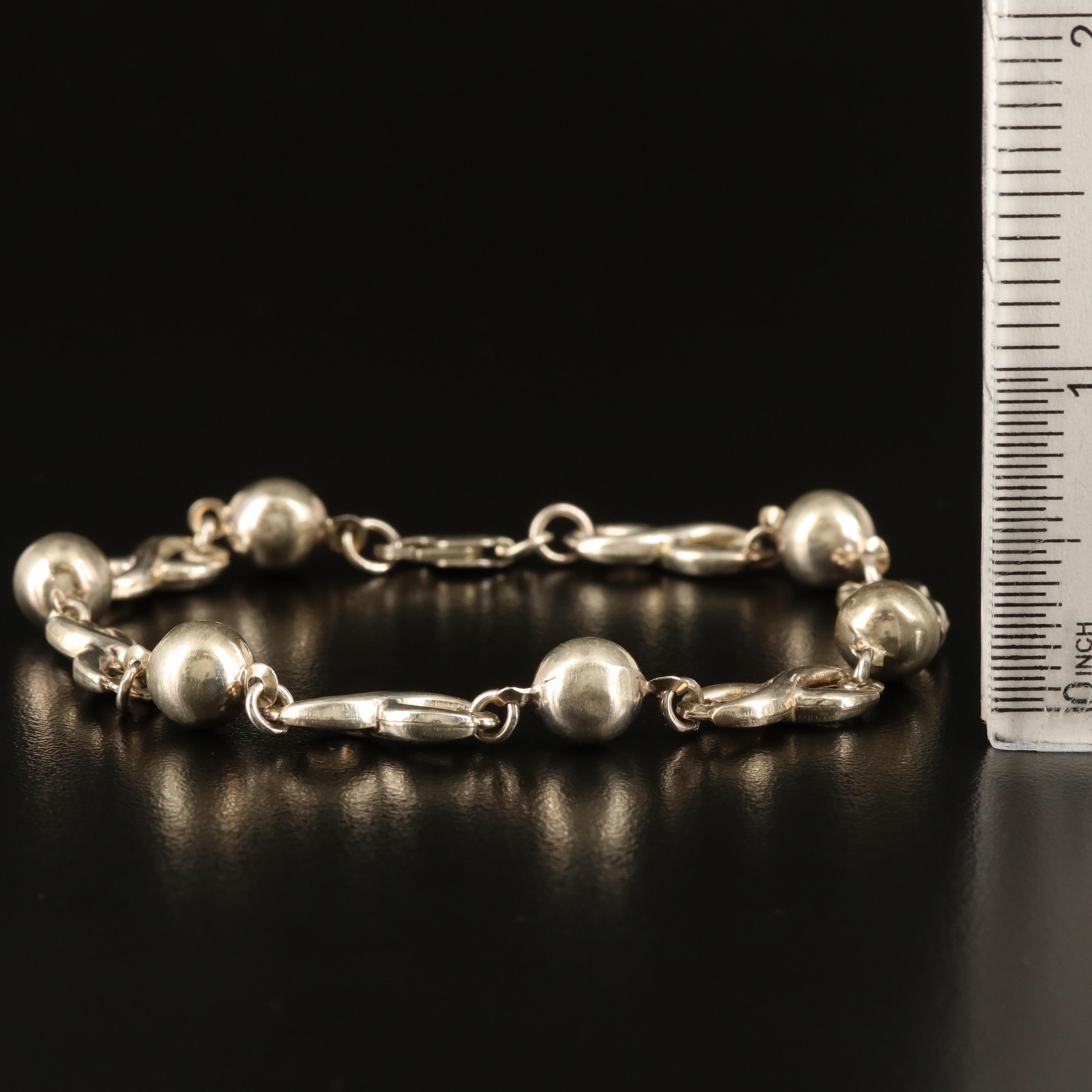 Sterling Infinity Link Bracelet
