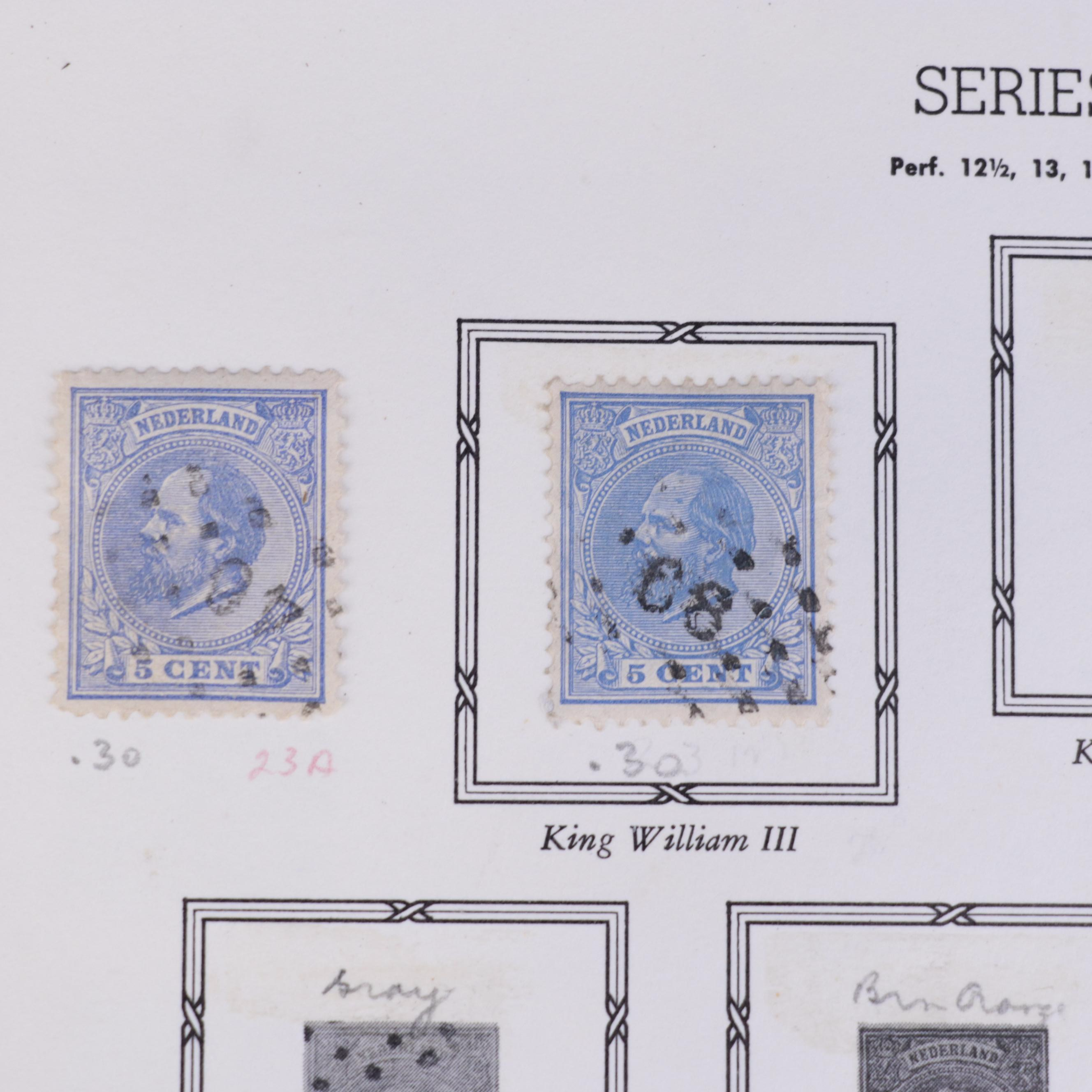 Antique to Vintage "Postage Stamps Of The Netherlands" Album