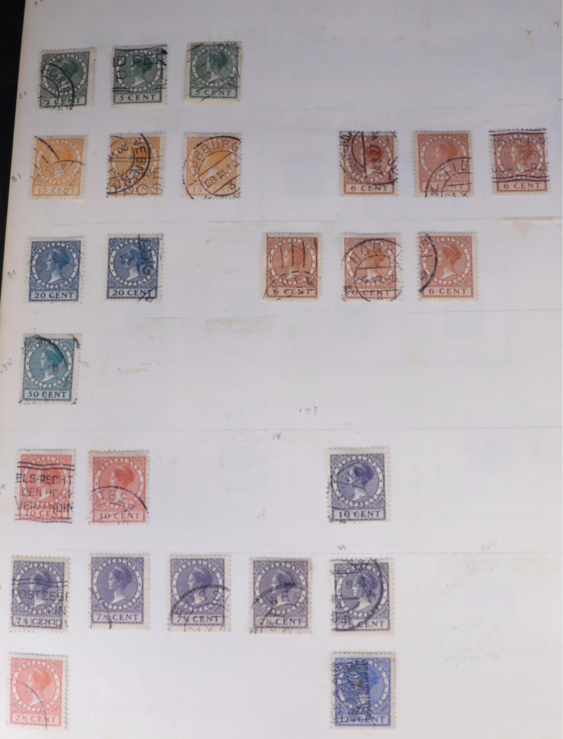 Antique to Vintage "Postage Stamps Of The Netherlands" Album