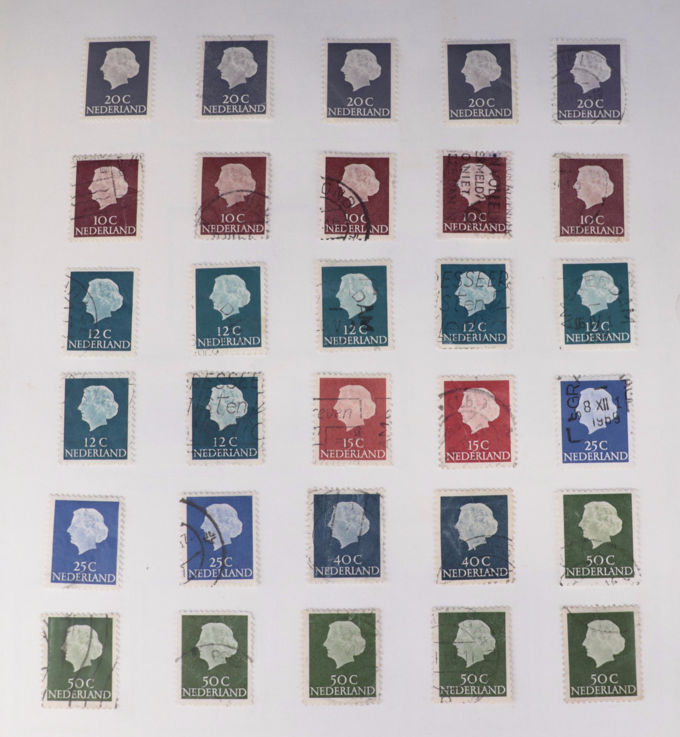 Antique to Vintage "Postage Stamps Of The Netherlands" Album
