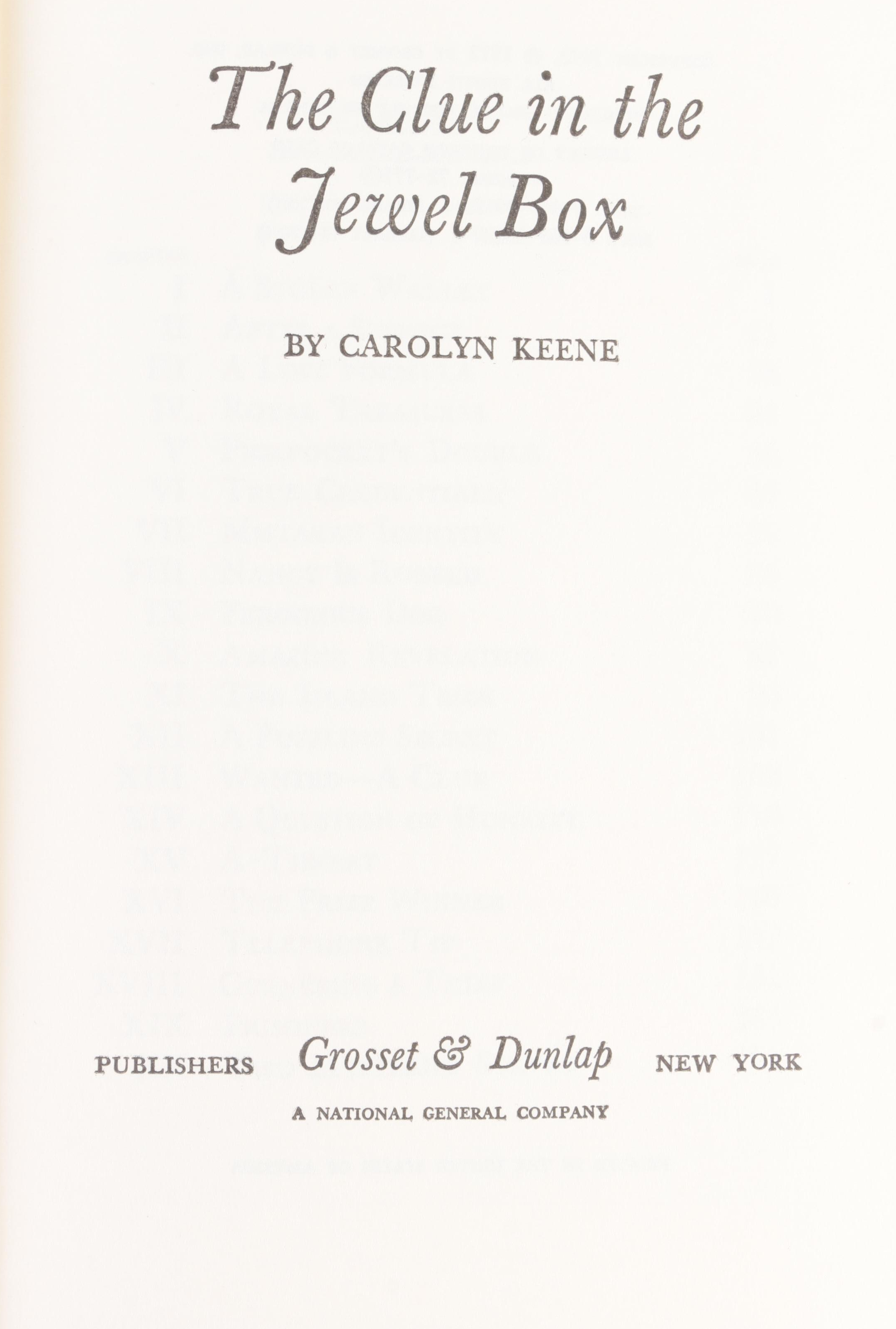 "Nancy Drew" Partial Series by Carolyn Keene, 1969–1981