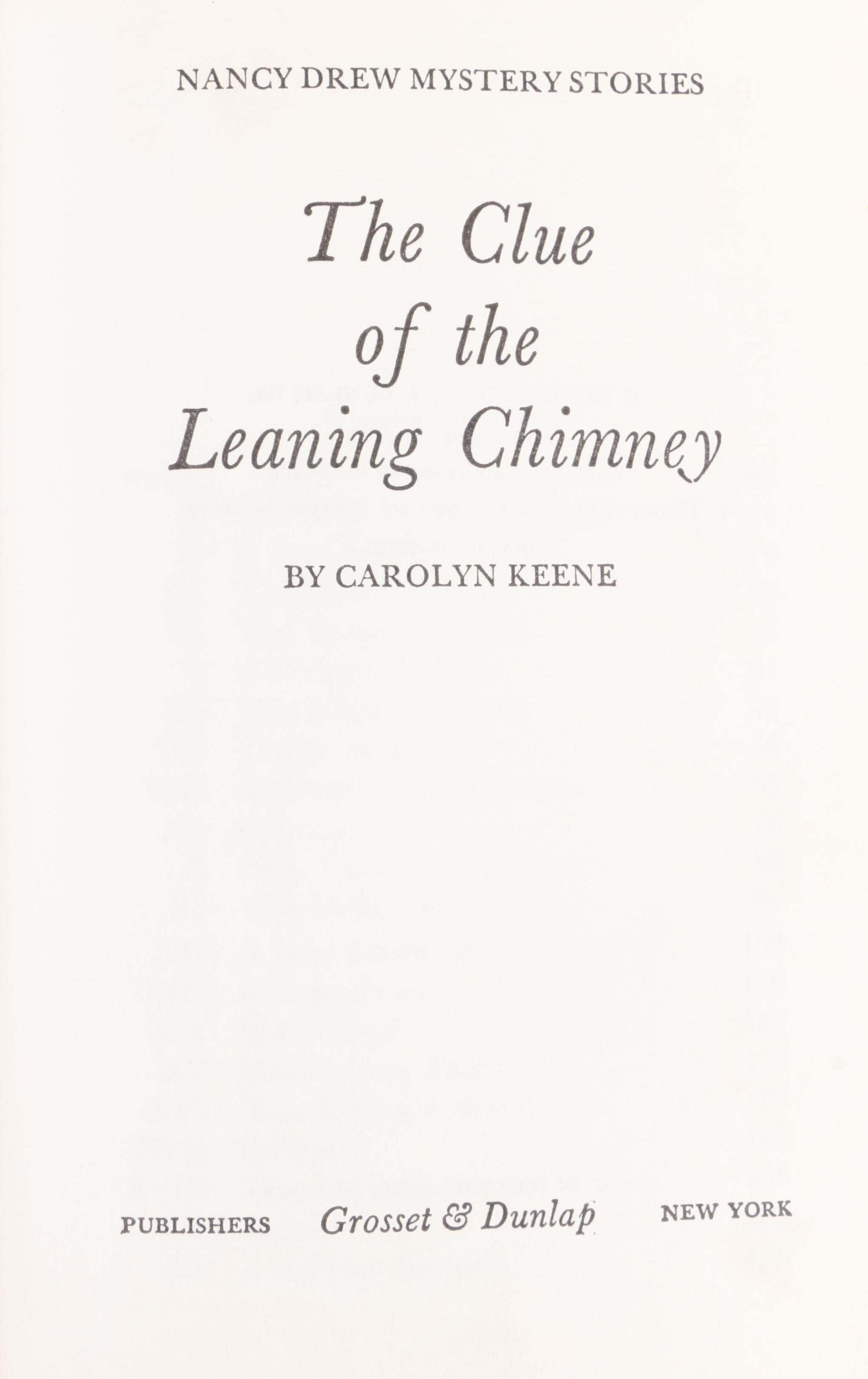 "Nancy Drew" Partial Series by Carolyn Keene, 1969–1981