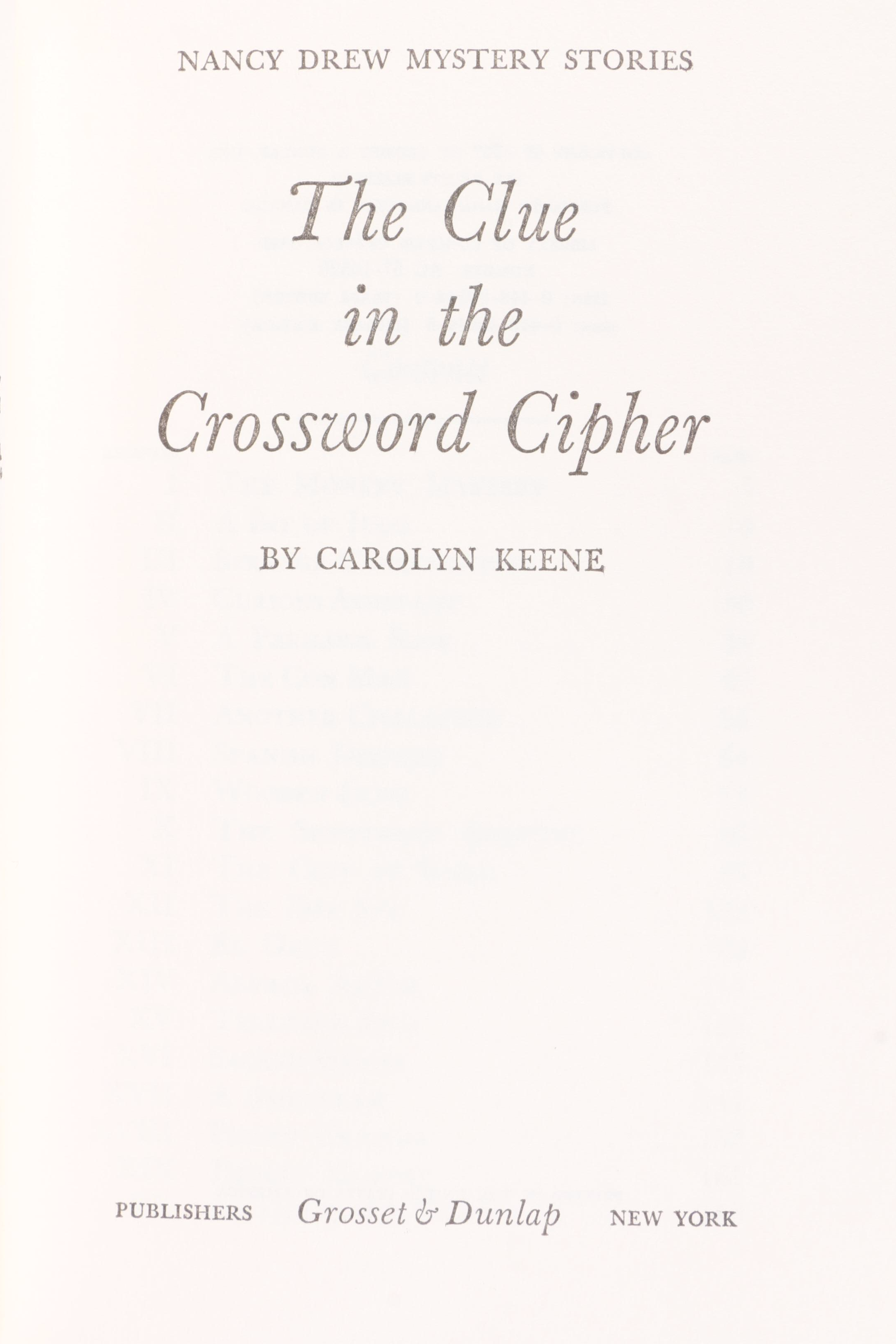 "Nancy Drew" Partial Series by Carolyn Keene, 1969–1981