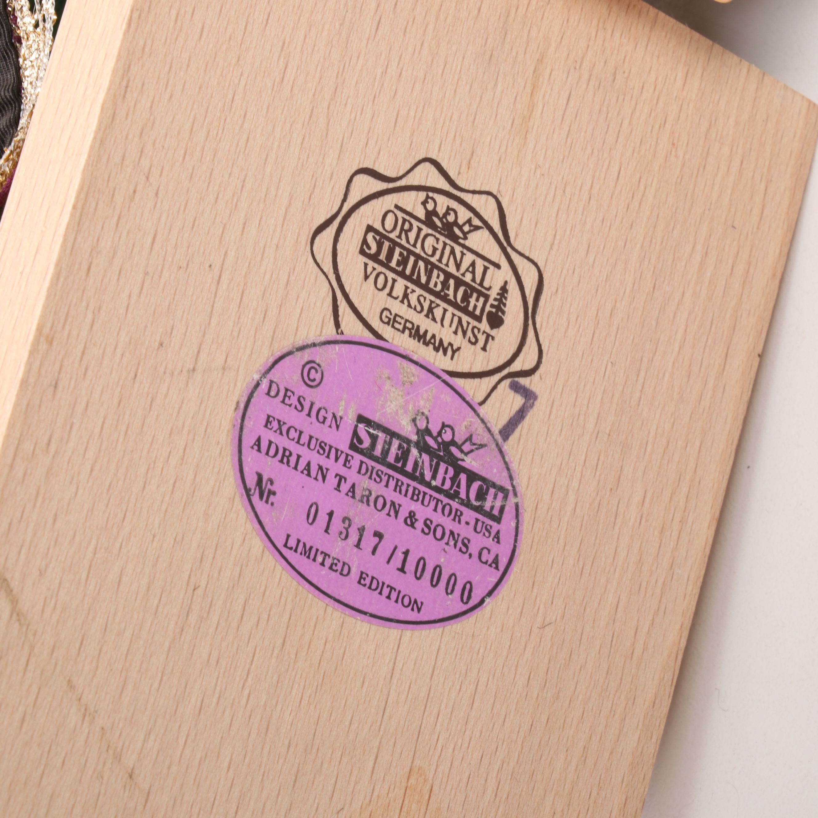 Steinbach Limited Edition "Balthasar" and "Melchior" Wise Men Wooden Nutcrackers