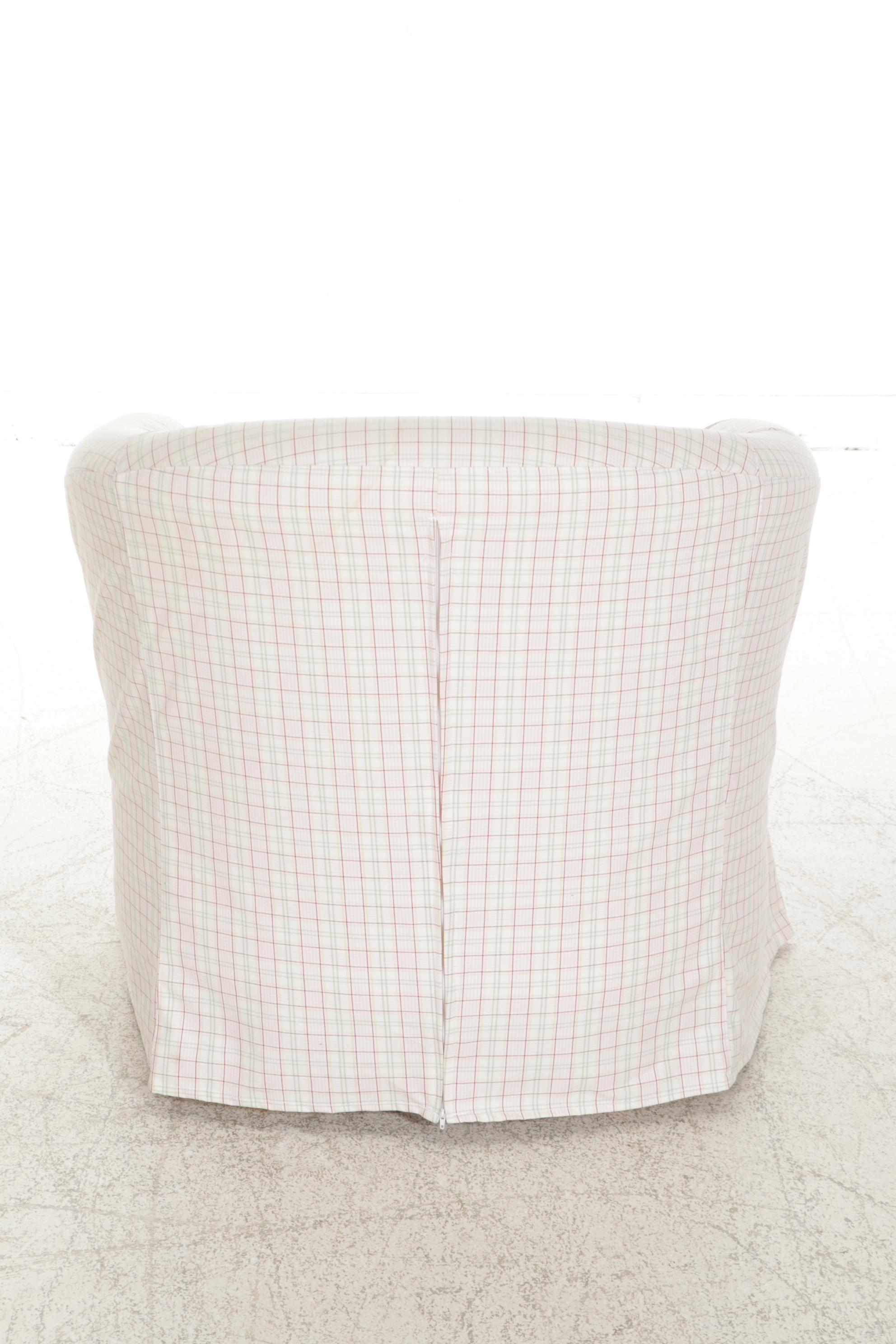 Contemporary IKEA Slip Covered Club Chair