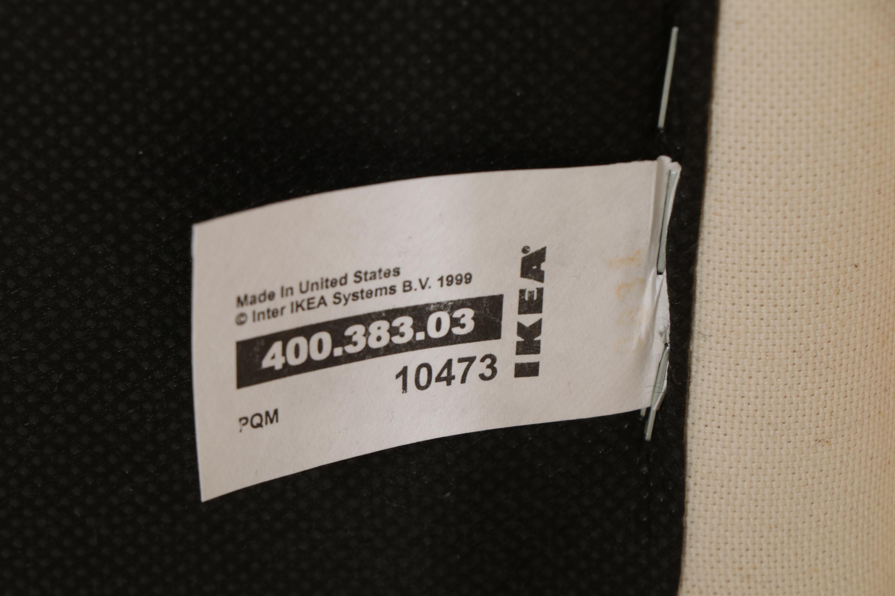 Contemporary IKEA Slip Covered Club Chair