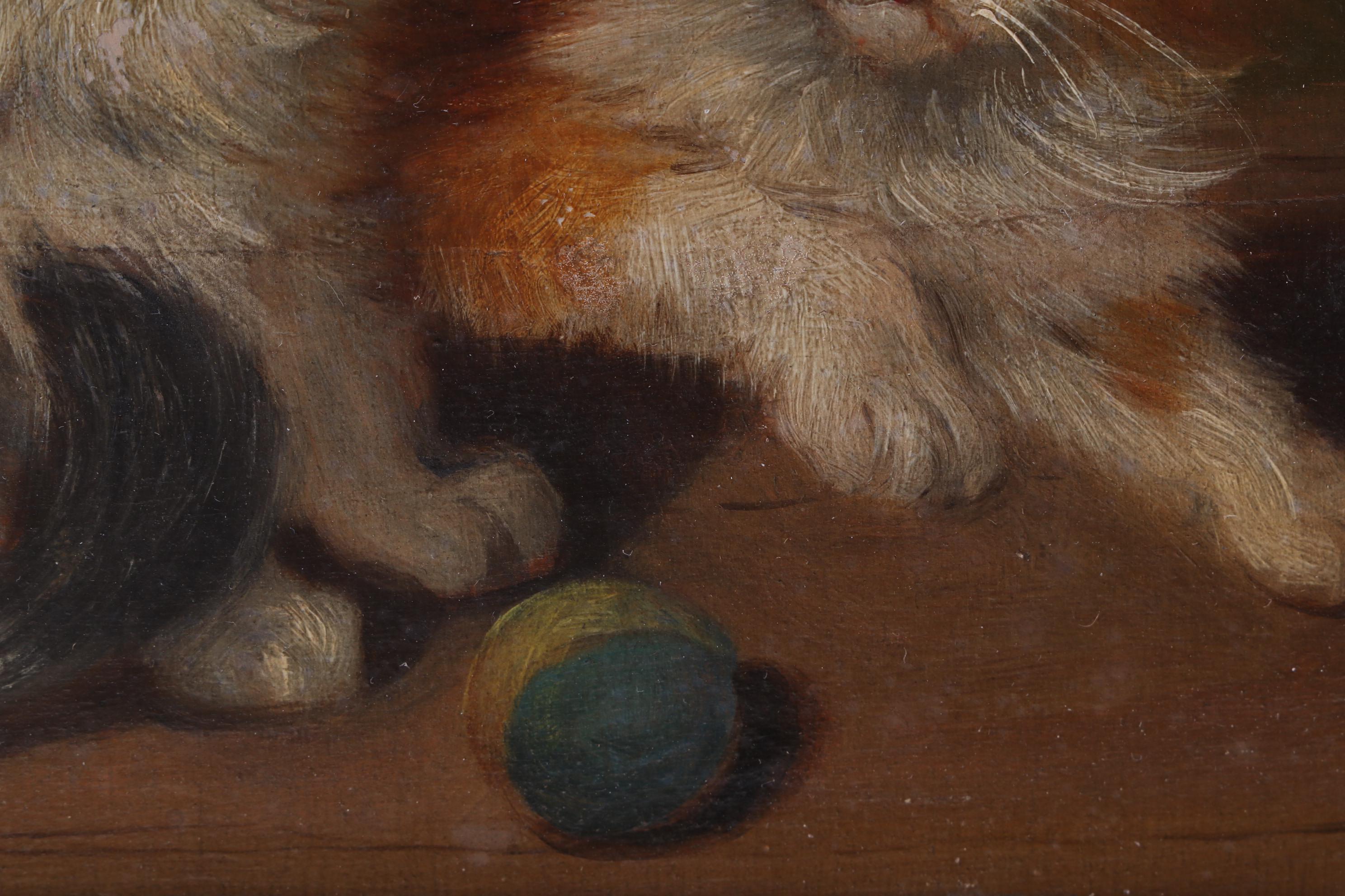 Sofie Sperlich Oil Painting of Kittens, Circa 1900