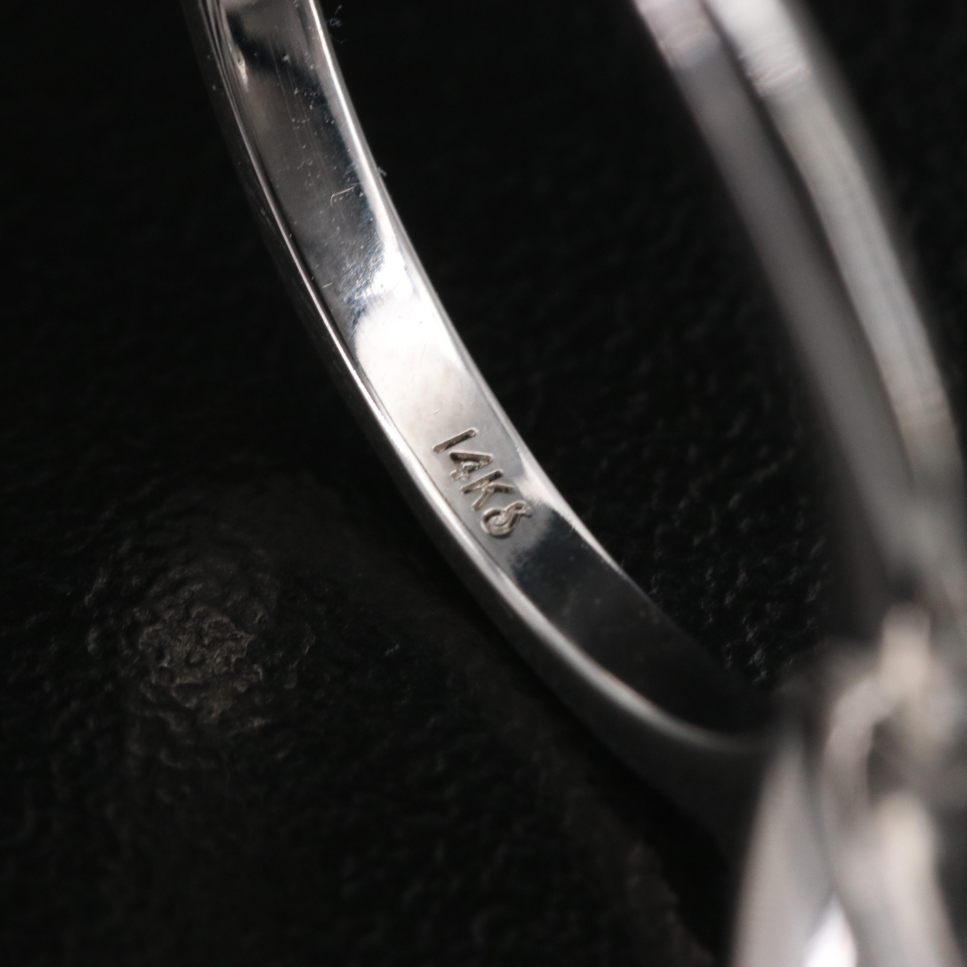 14K 4.18 CT Diamond Solitaire Ring with IGI Report