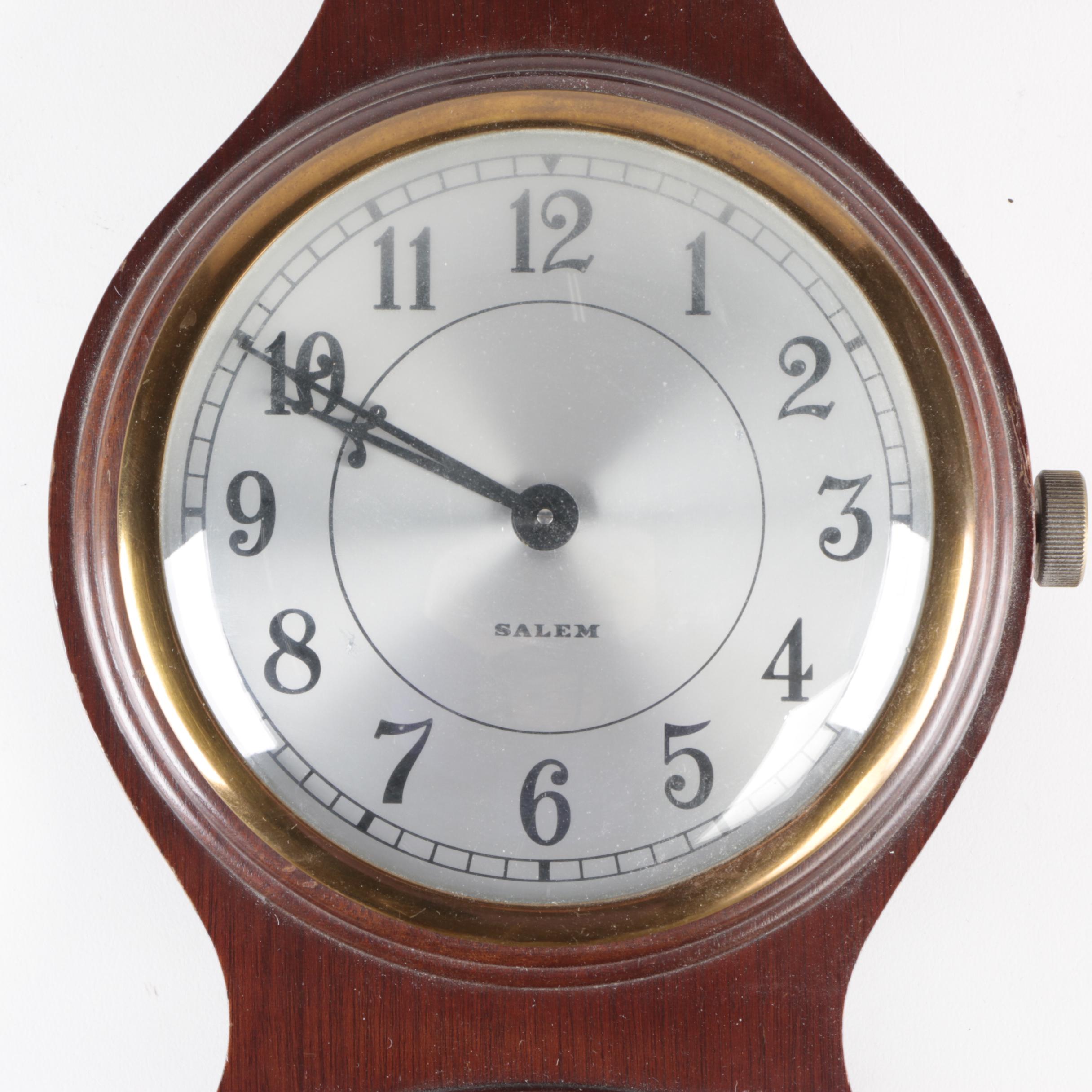 Salem Mahogany Barometer Weather Station