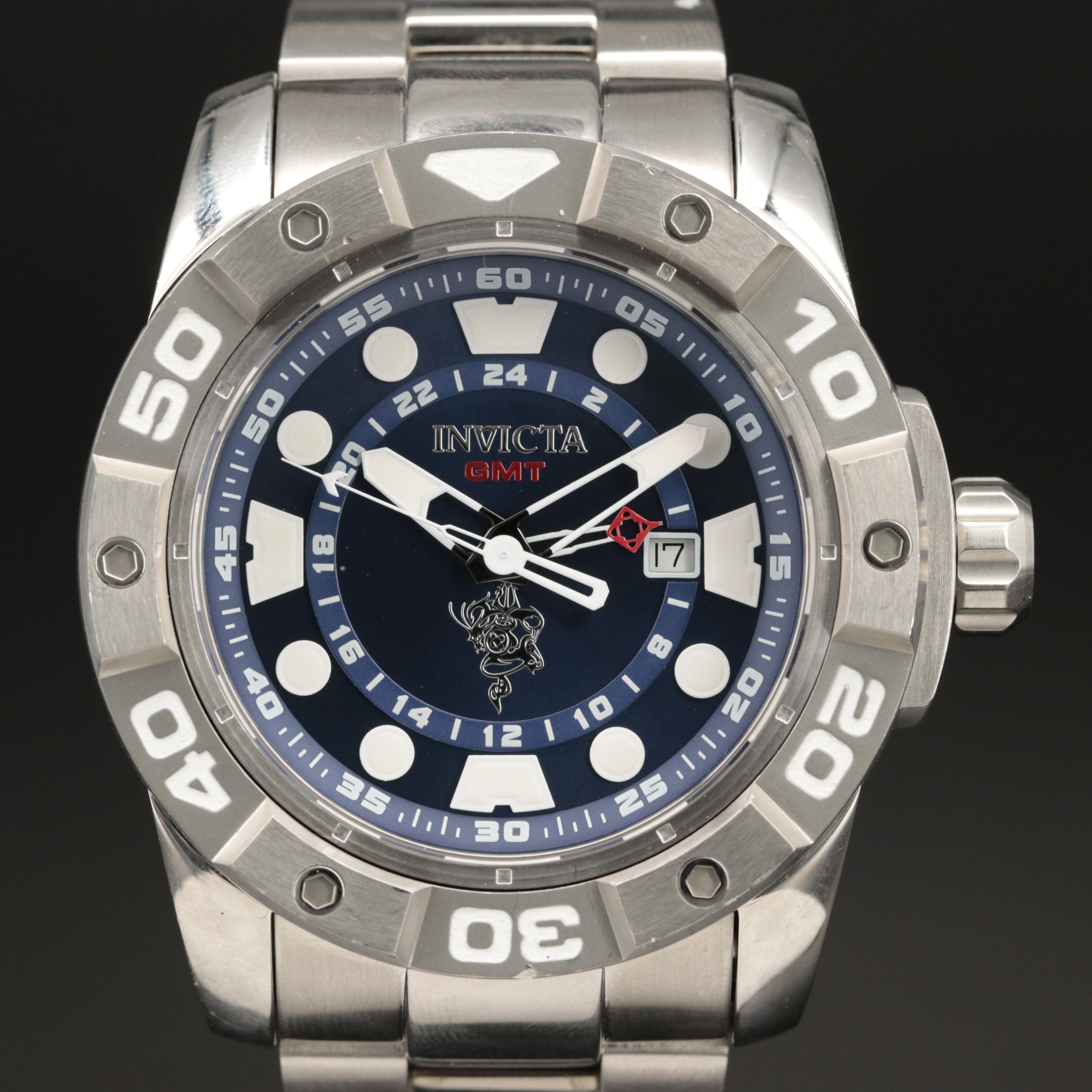 Invicta Sea Base GMT Stainless Steel Watch