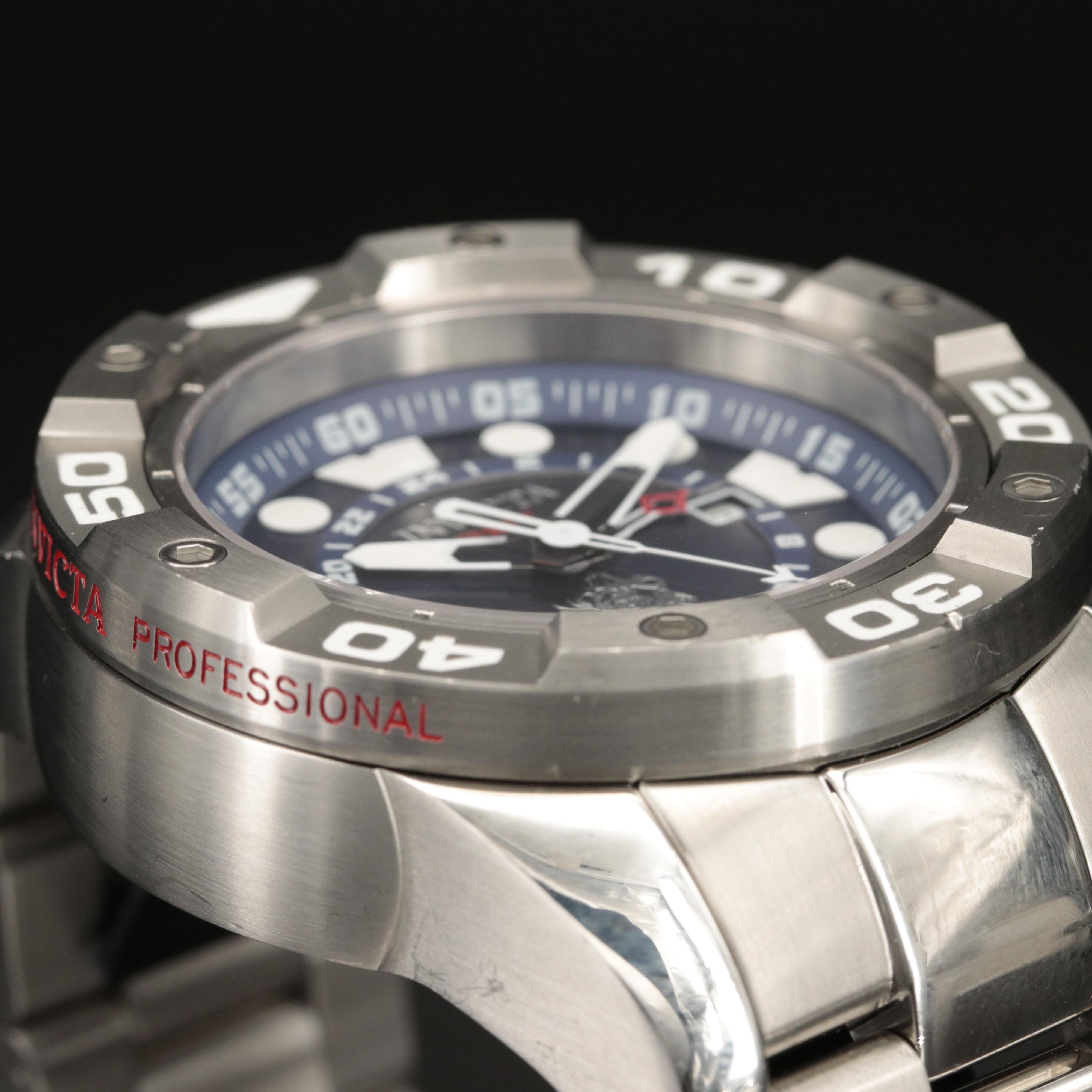 Invicta Sea Base GMT Stainless Steel Watch
