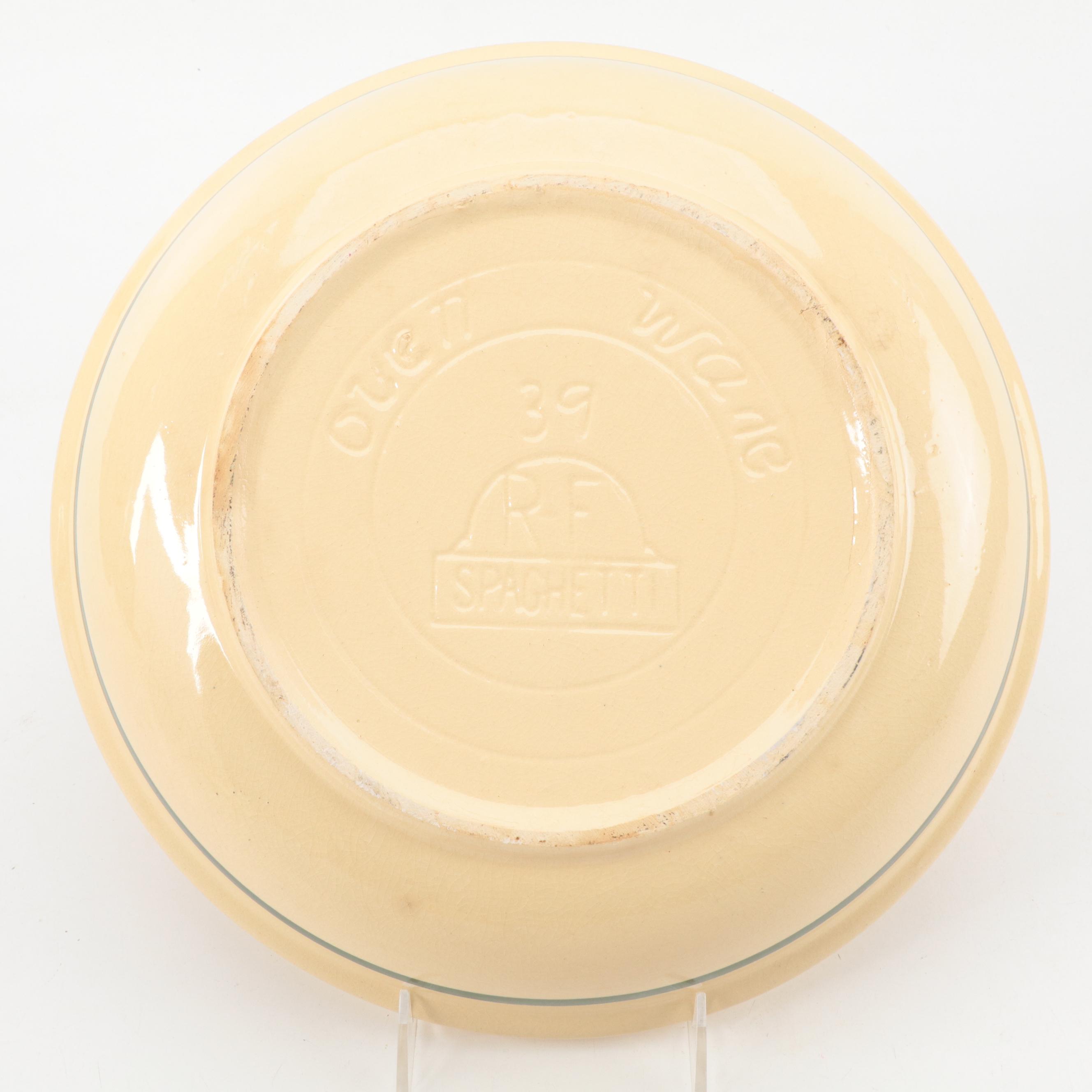 Watt Pottery  "Apple" Stoneware Pitchers, Mixing Bowls, Serve and Dinnerware