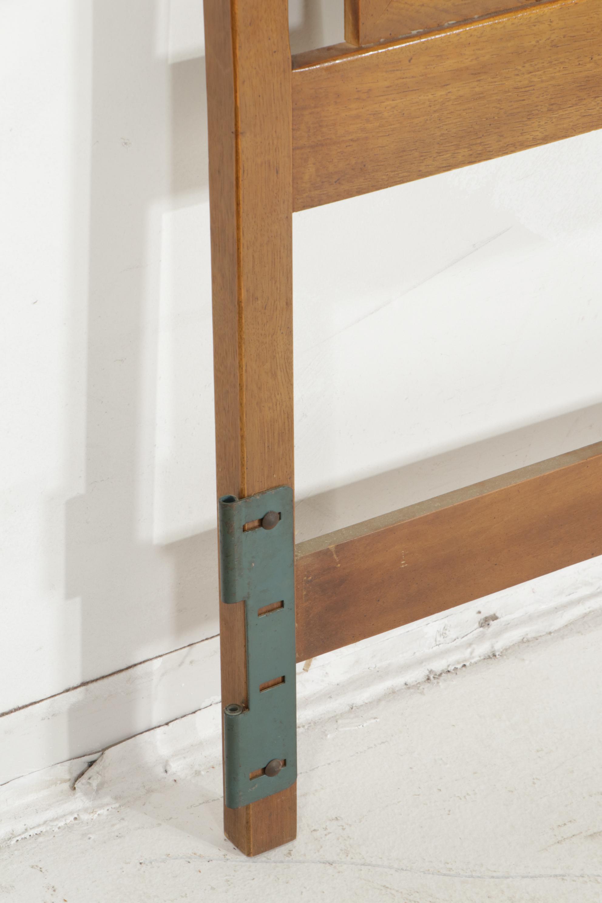 Thomasville Mid Century Modern Pecan and Cane Bedroom Furniture