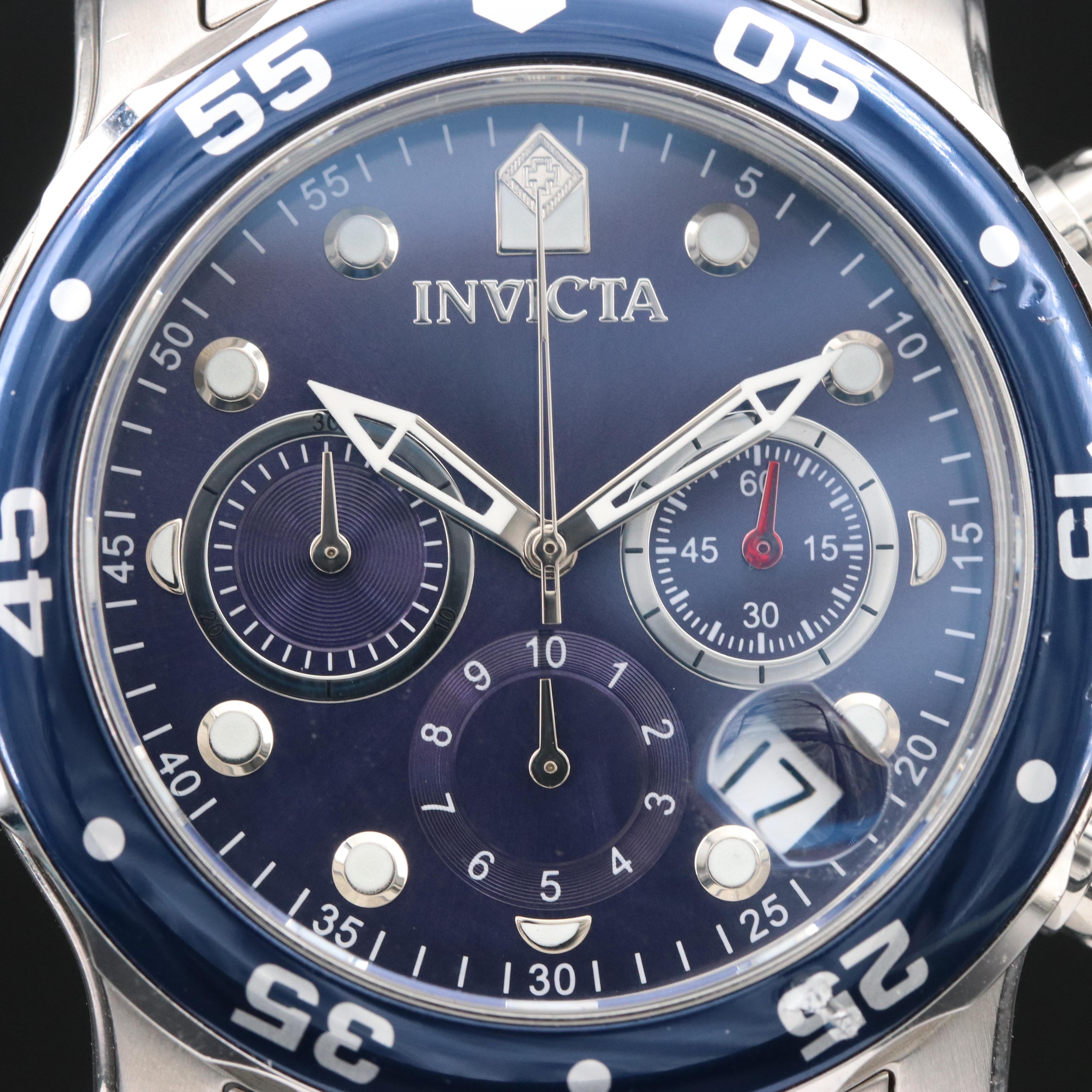 Invicta Pro Diver Scuba Chronograph Stainless Steel Watch