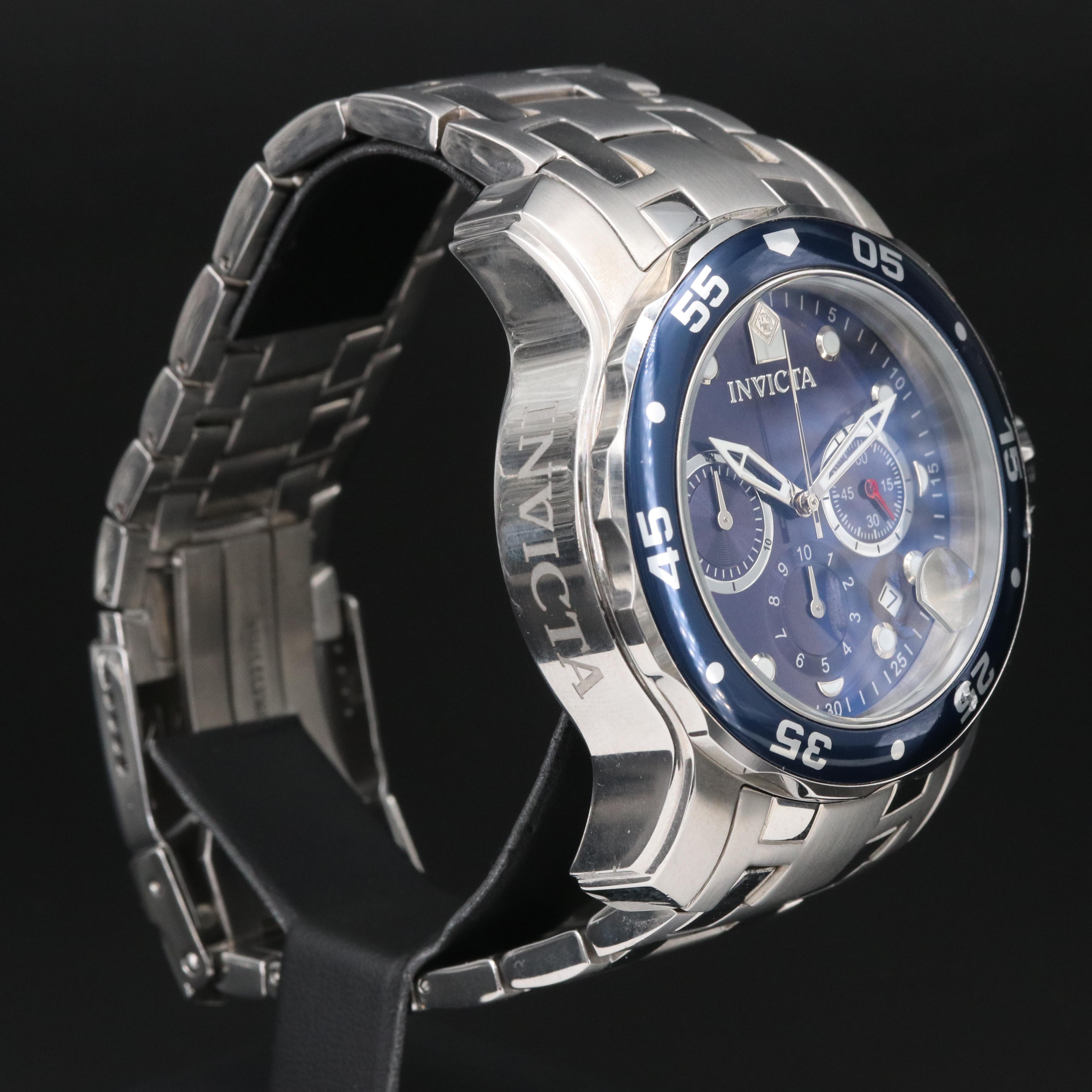 Invicta Pro Diver Scuba Chronograph Stainless Steel Watch