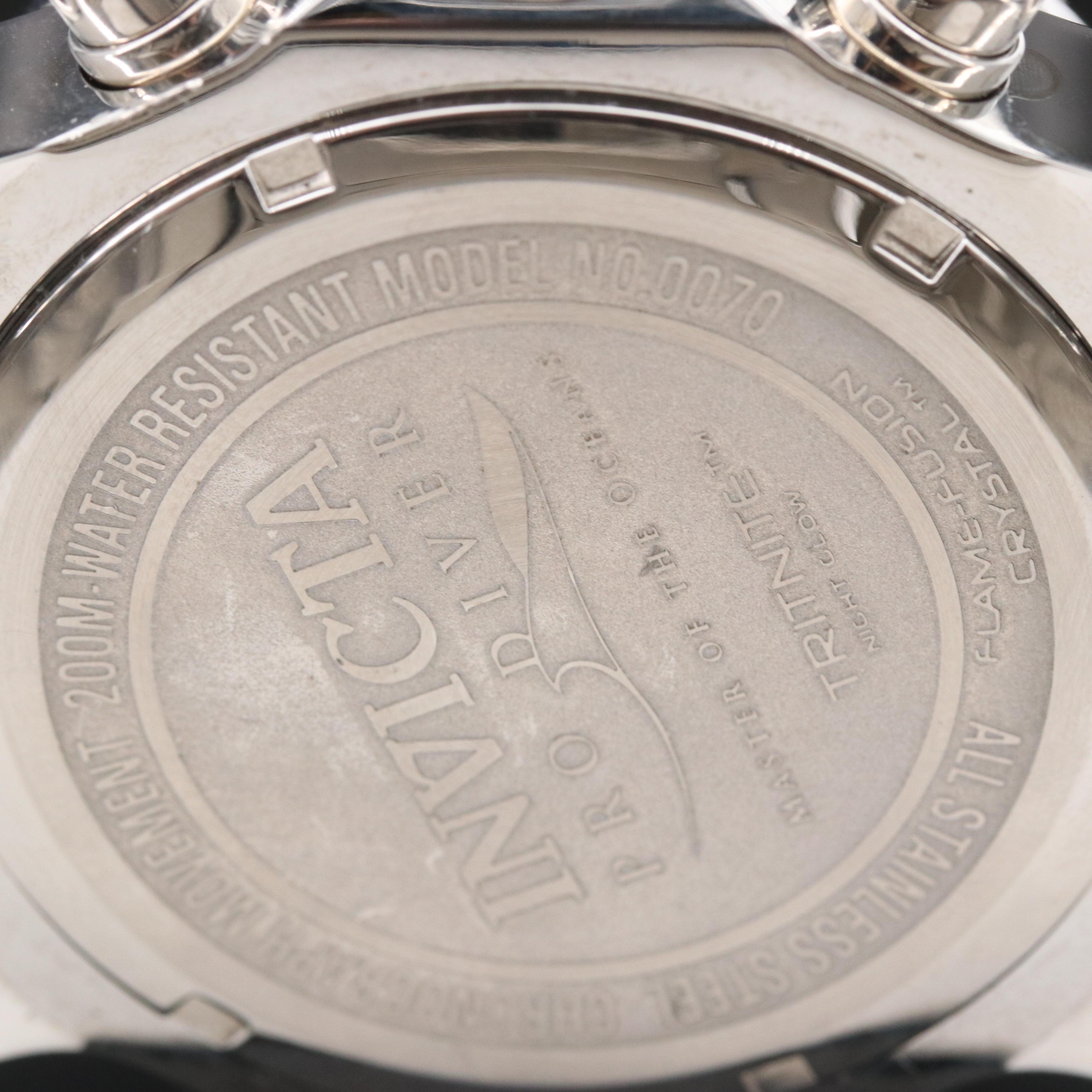 Invicta Pro Diver Scuba Chronograph Stainless Steel Watch