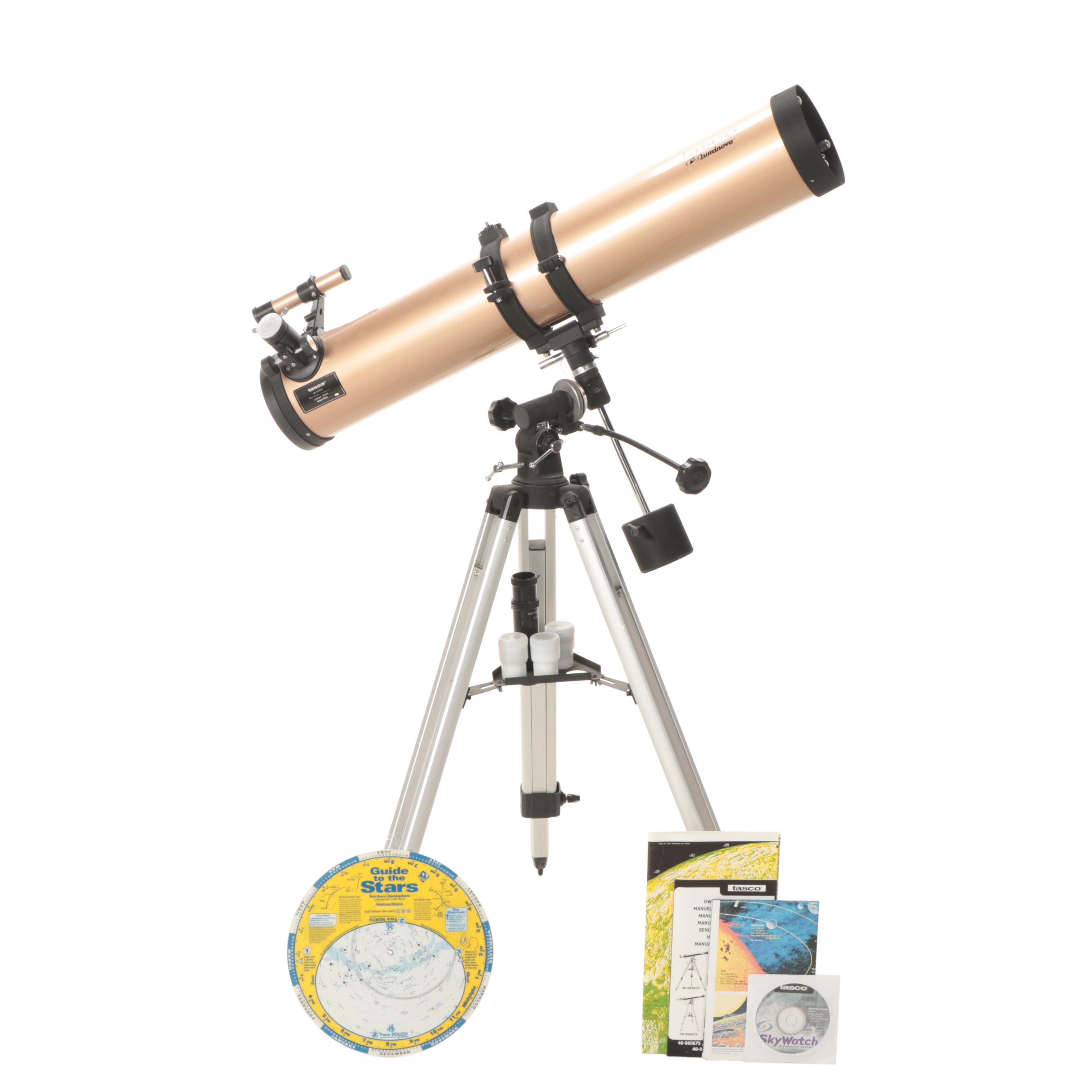 Tasco Luminova Telescope with Tripod, Astronomy Software