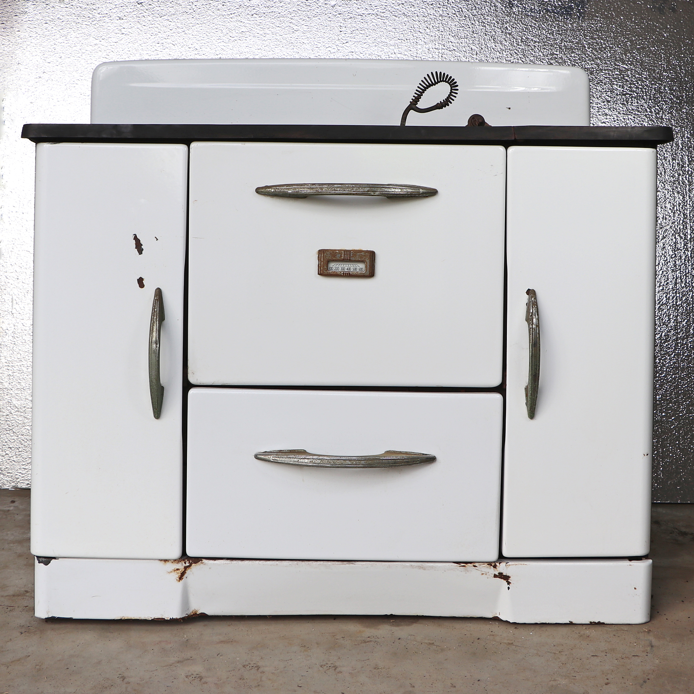 Wards Coal Range Cast Iron Cook Stove, Early to Mid 20th c.