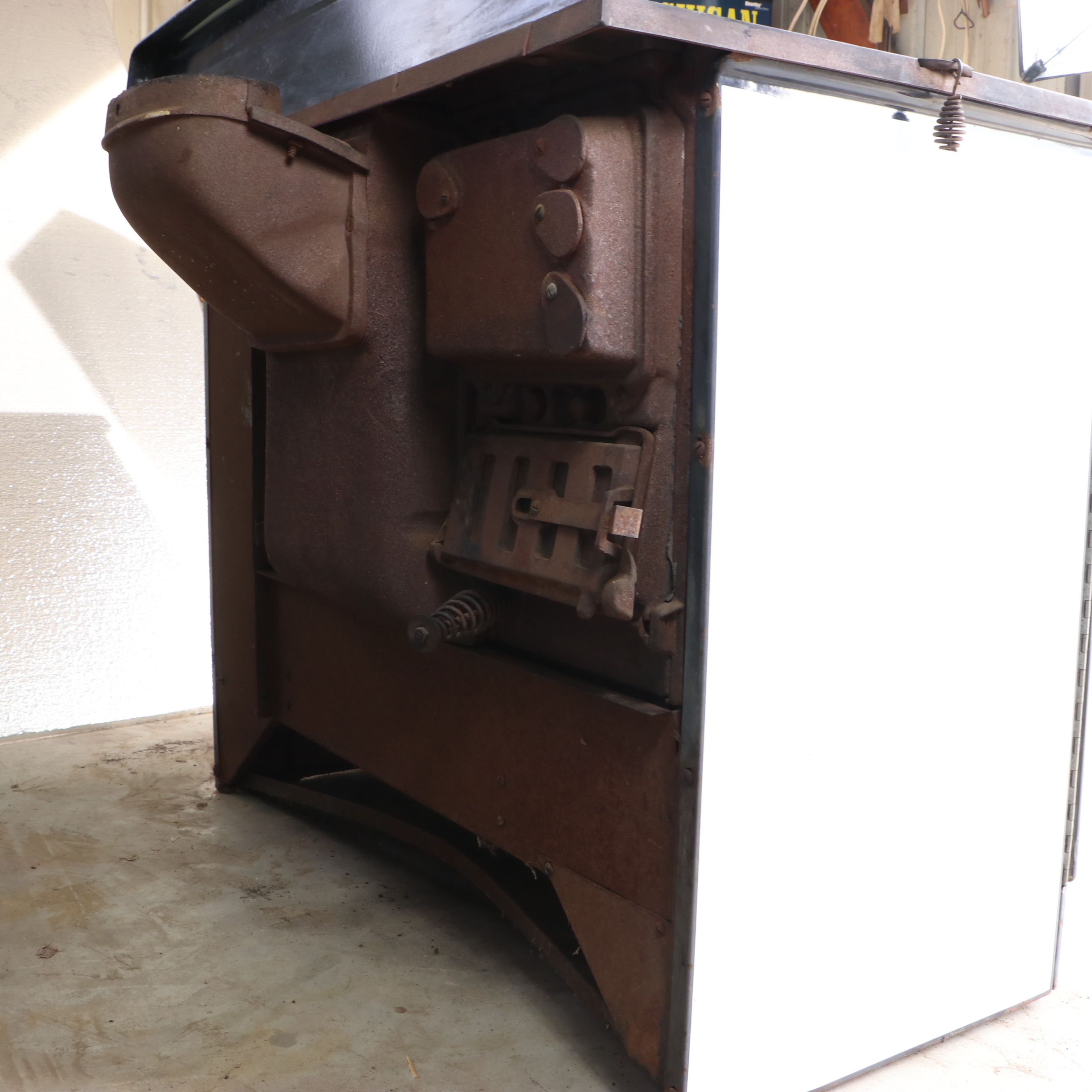 Wards Coal Range Cast Iron Cook Stove, Early to Mid 20th c.