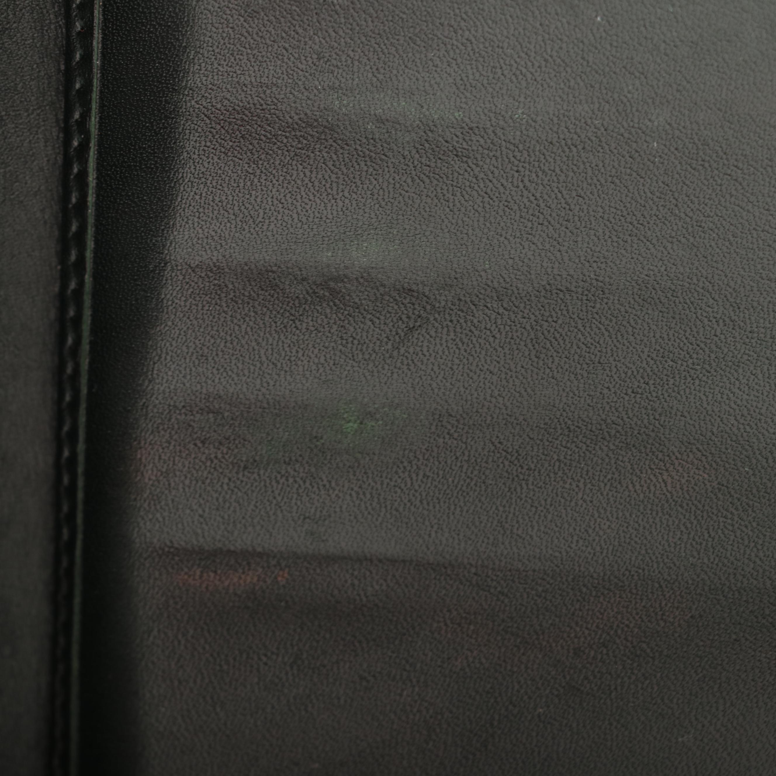 Prada Trifold Wallet in Dark Green Smooth Calfskin