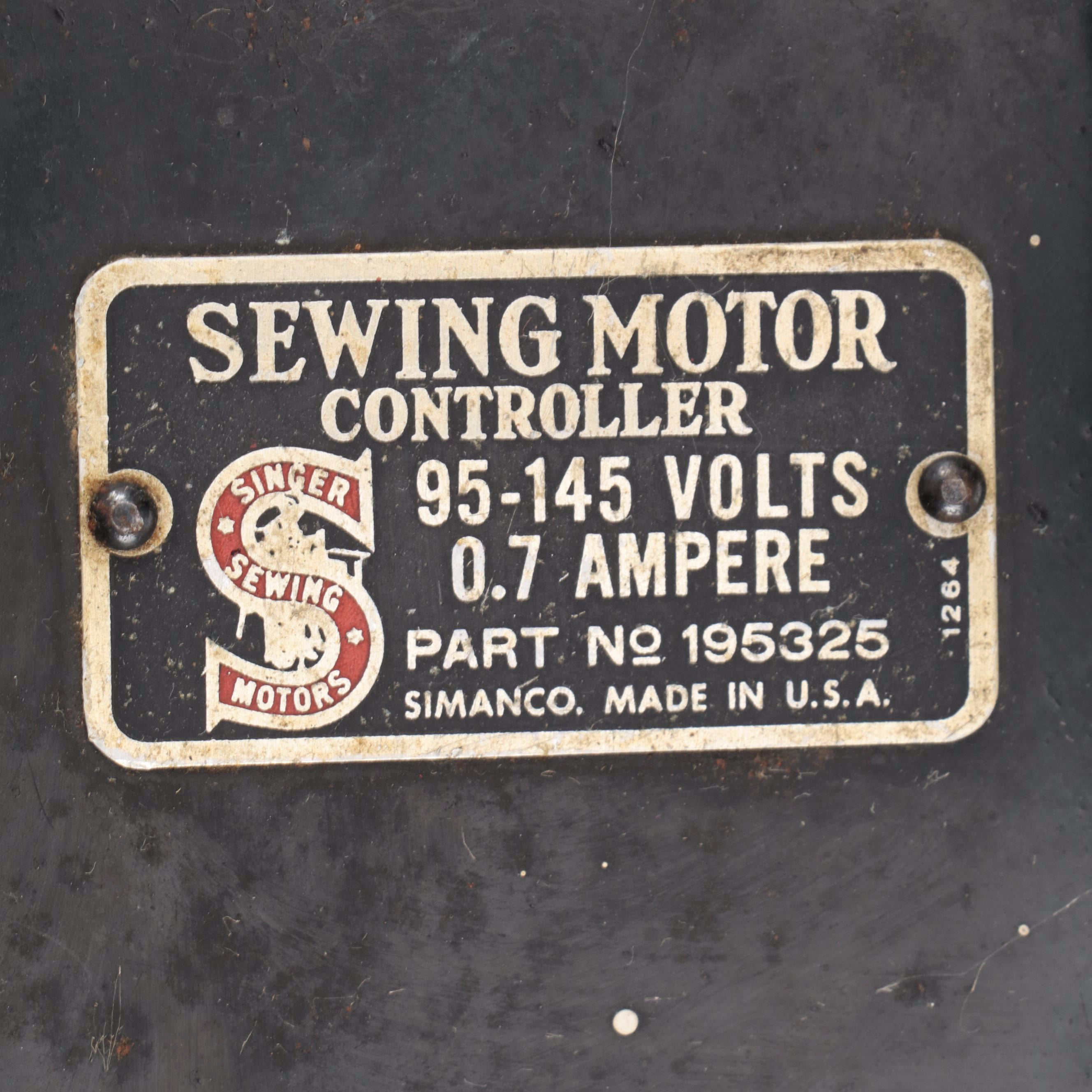 Singer Mfg Co. 201-2 Electric Sewing Machine with Light, Foot Pedal, ca. 1942