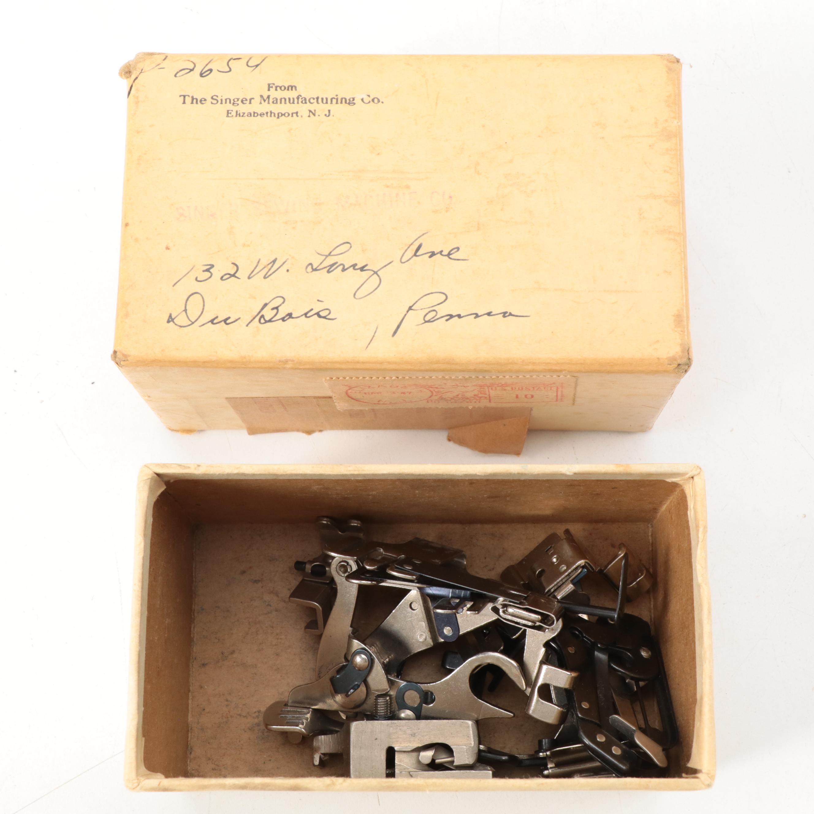 Singer Mfg Co. 201-2 Electric Sewing Machine with Light, Foot Pedal, ca. 1942