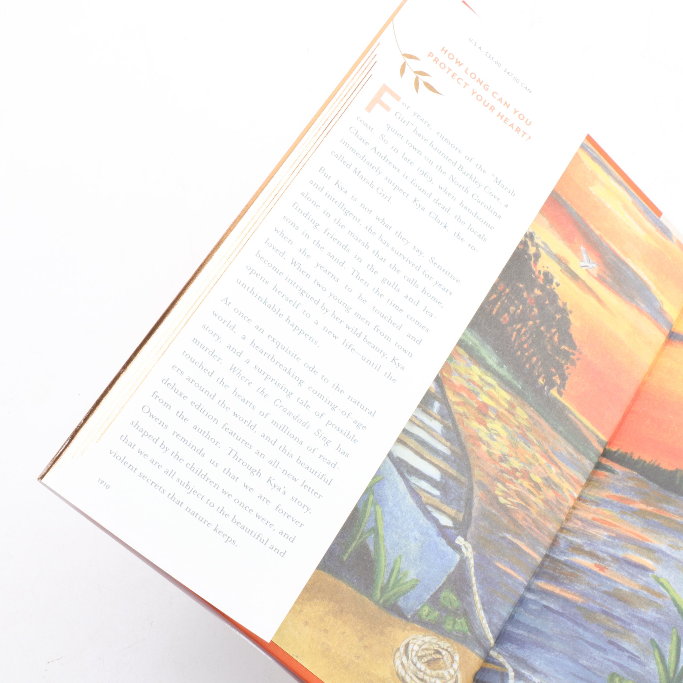 Signed First Deluxe Edition "Where the Crawdads Sing" by Delia Owens, 2019