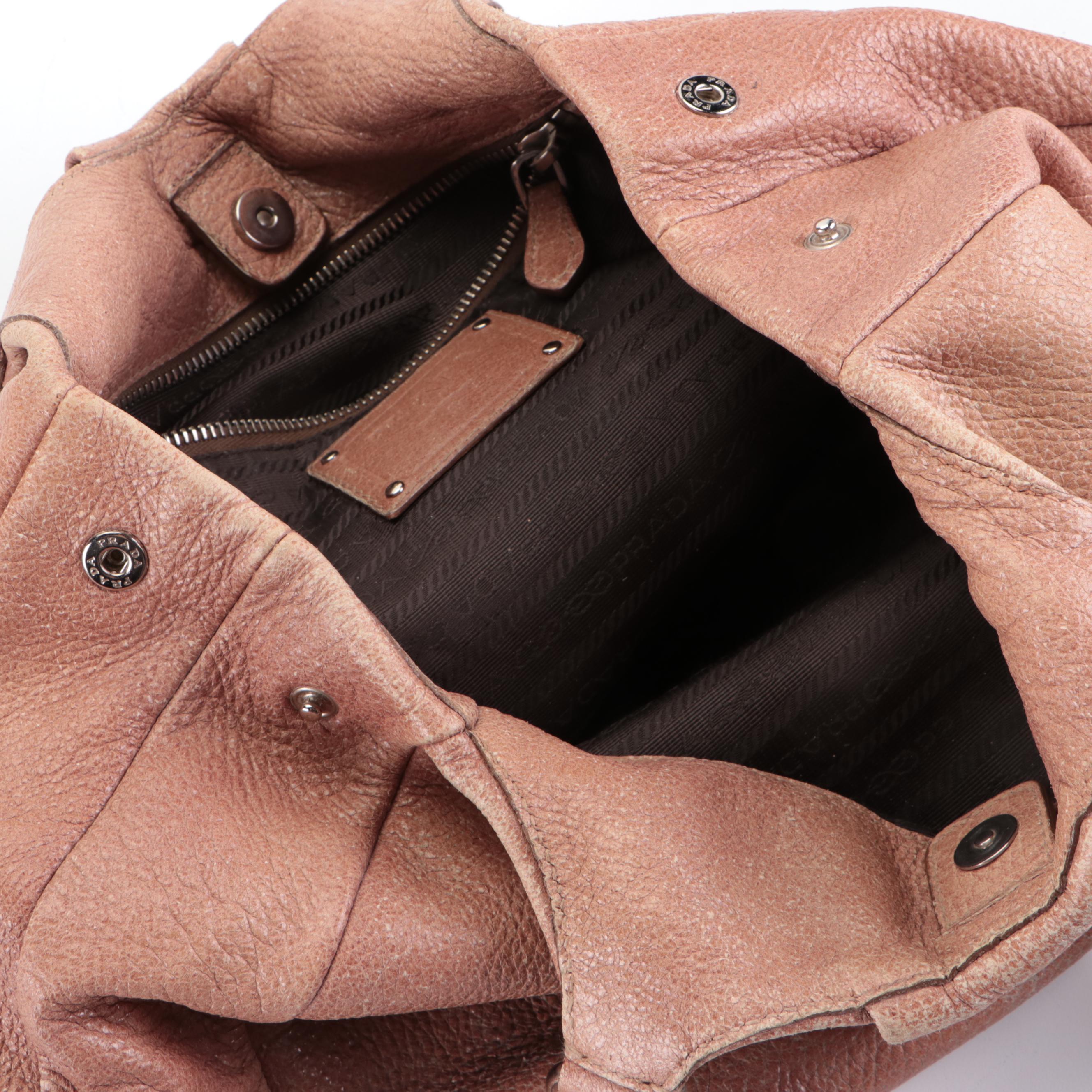 Prada Shoulder Bag BR3940 in Deerskin Lux Leather