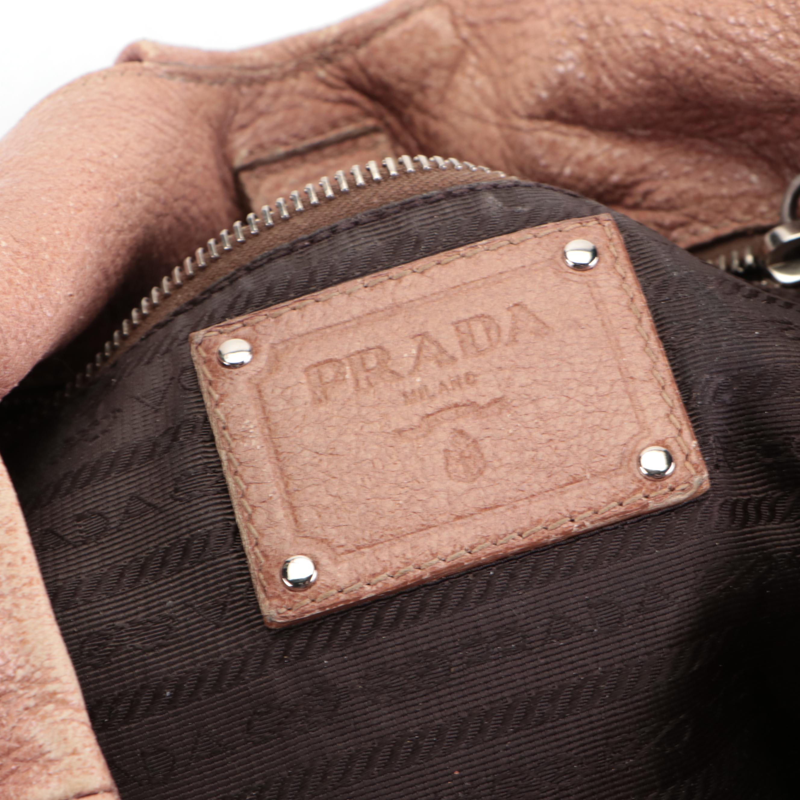 Prada Shoulder Bag BR3940 in Deerskin Lux Leather