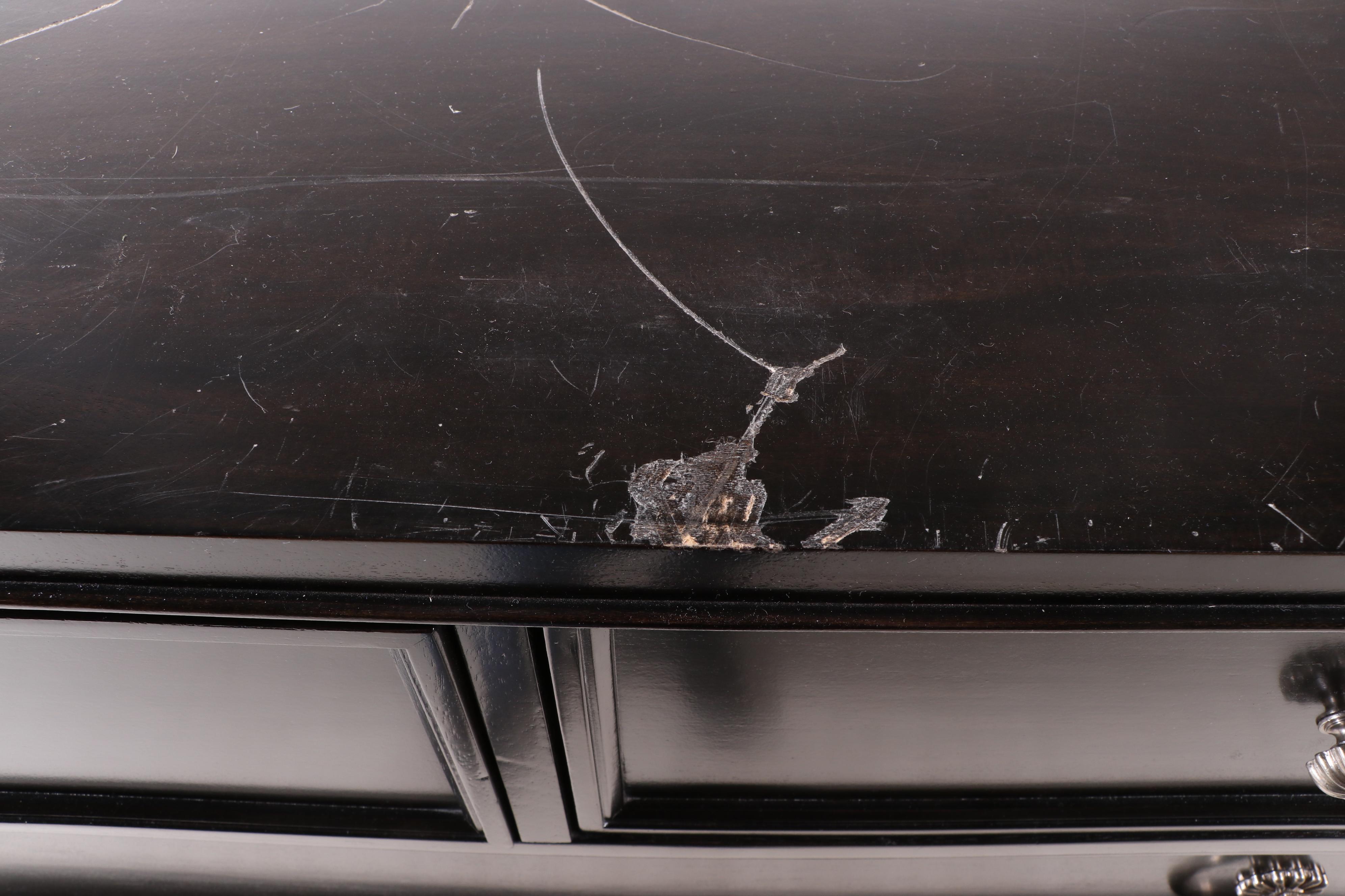 Bernhardt "Sutton House" Primavera and Hand-Forged Steel Tall Chest-on-Stand