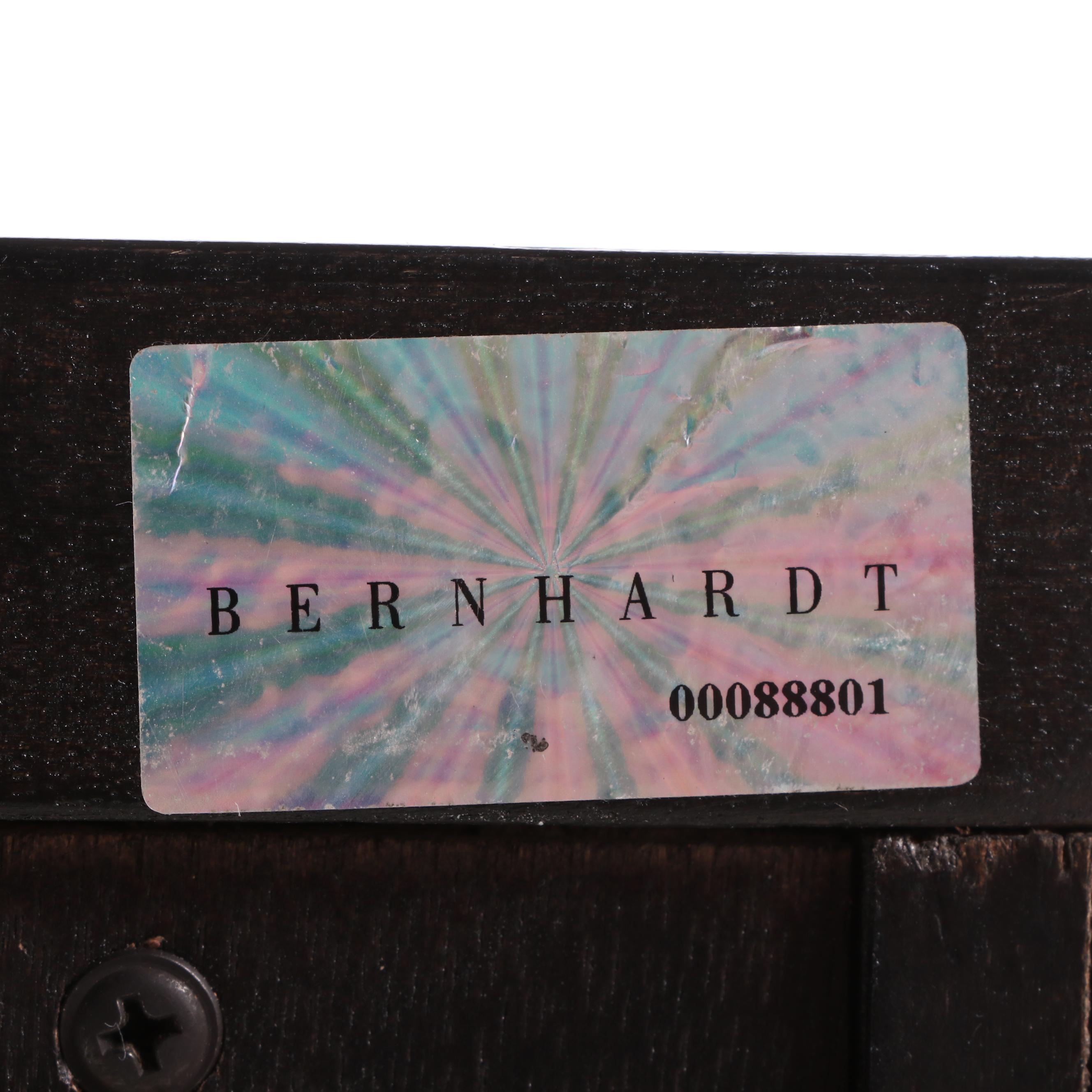 Bernhardt "Sutton House" Primavera and Hand-Forged Steel Tall Chest-on-Stand