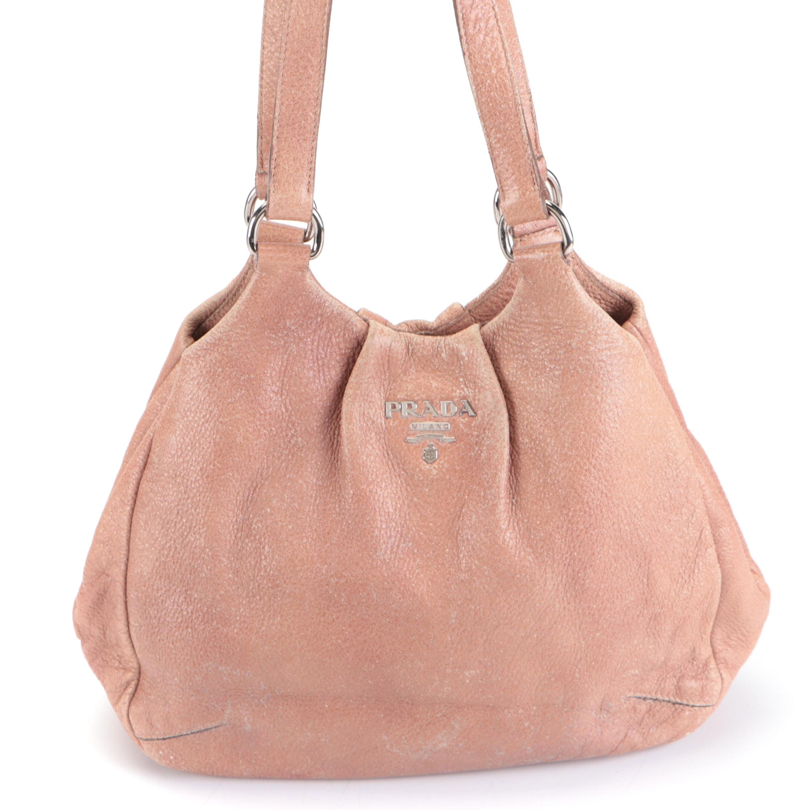 Prada Shoulder Bag BR3940 in Deerskin Lux Leather