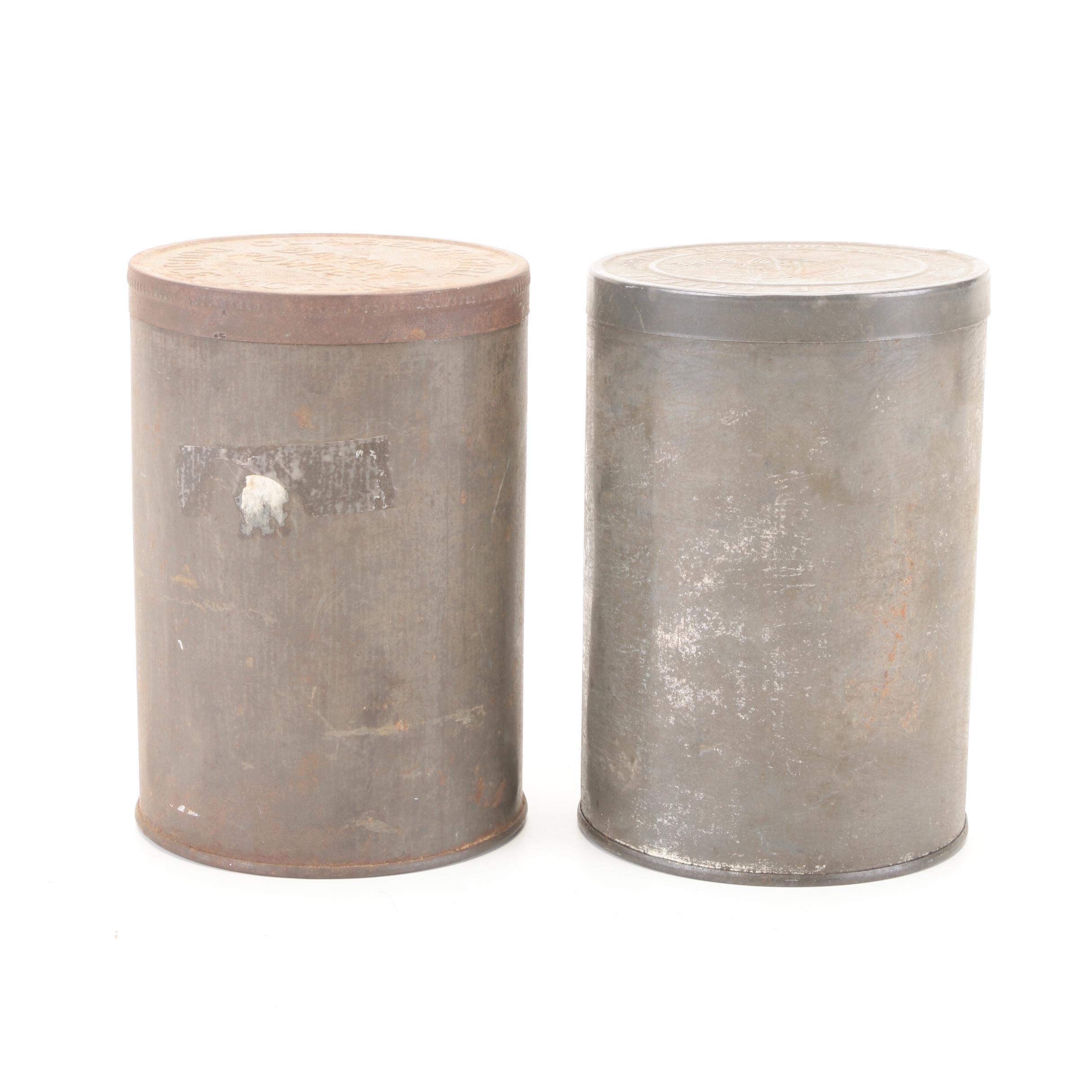 Heekin Spice Co., Clabber Girl, Maxwell House and Other Tin Boxes