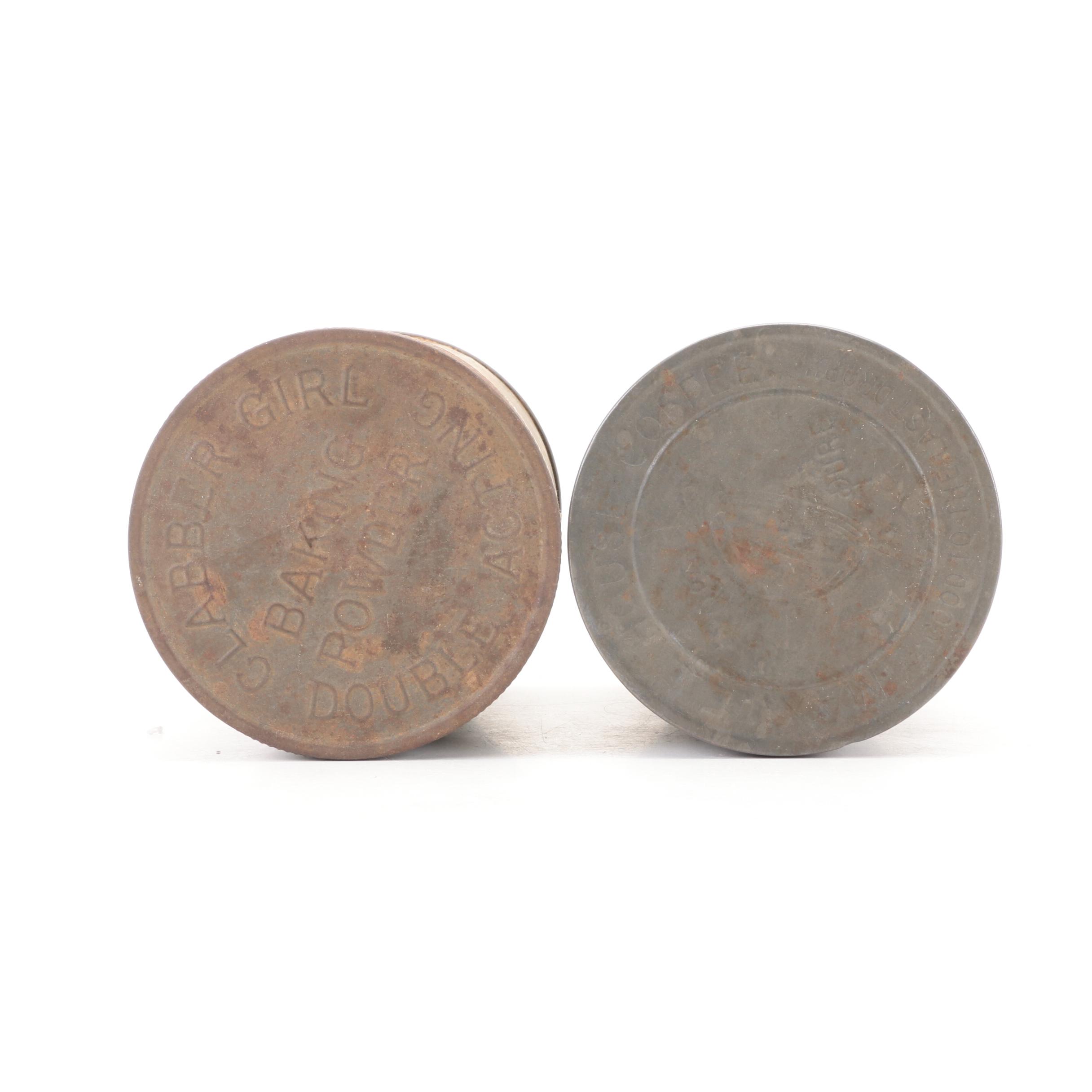 Heekin Spice Co., Clabber Girl, Maxwell House and Other Tin Boxes