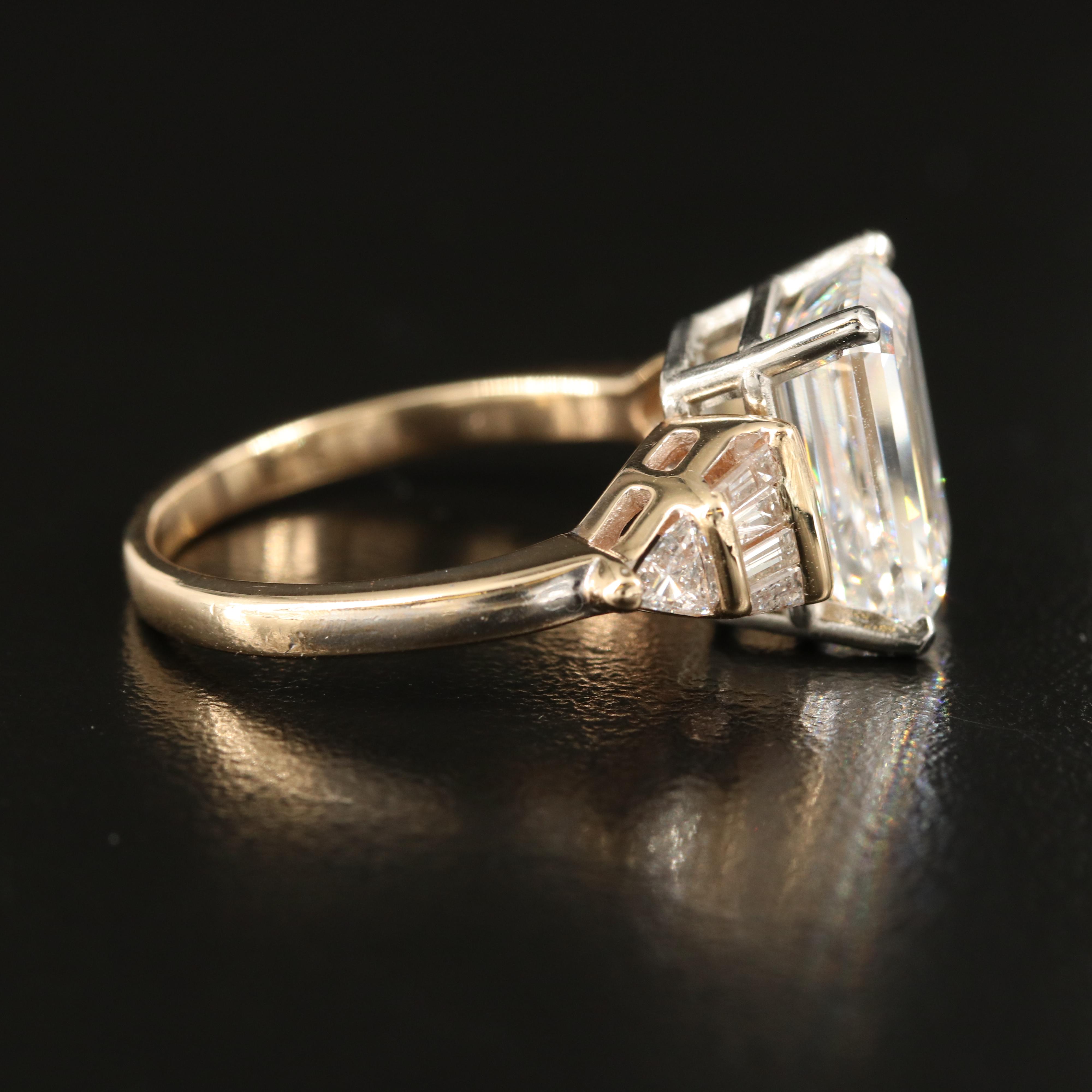 Platinum 6.00 CTW Lab Grown Diamond Ring with IGI Report