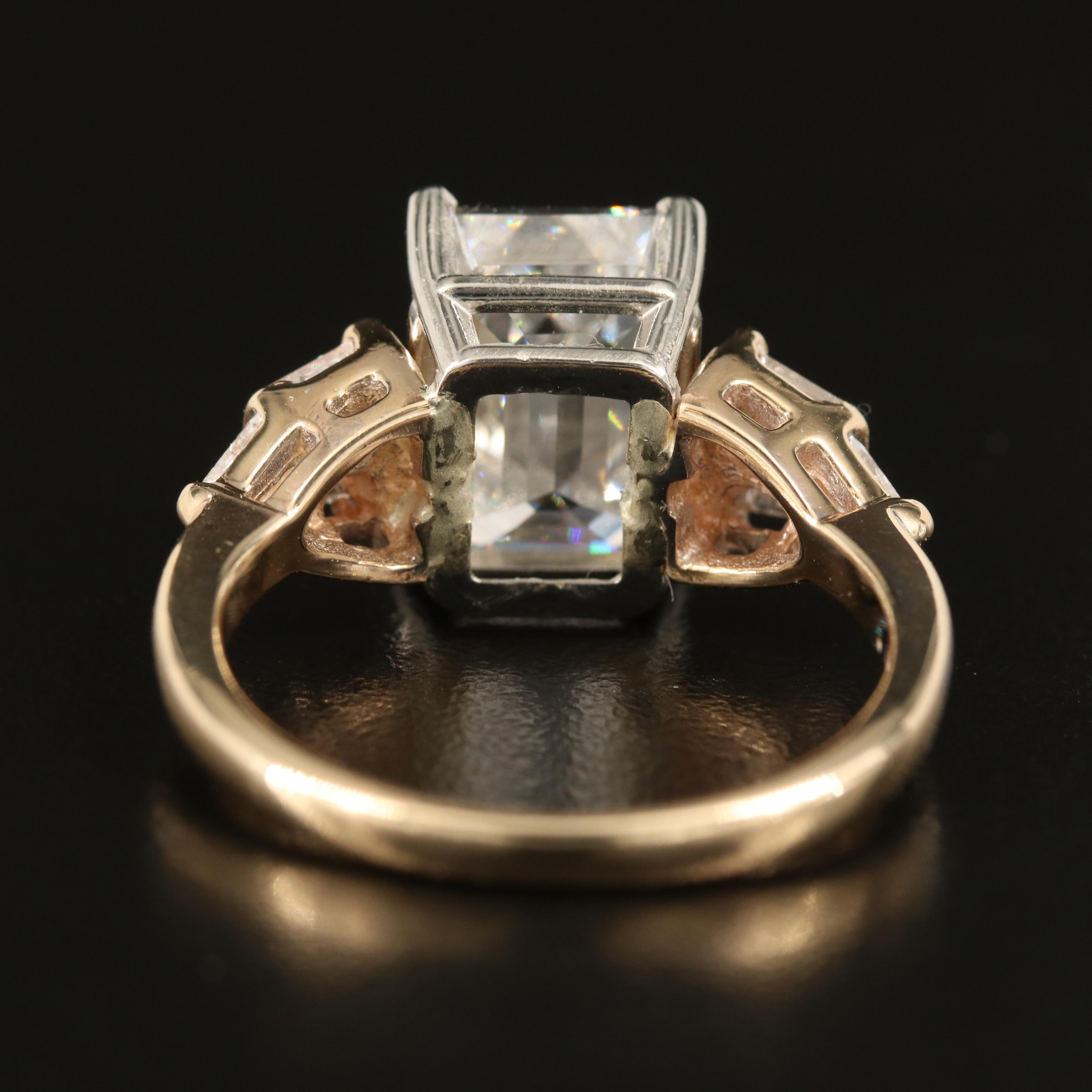 Platinum 6.00 CTW Lab Grown Diamond Ring with IGI Report