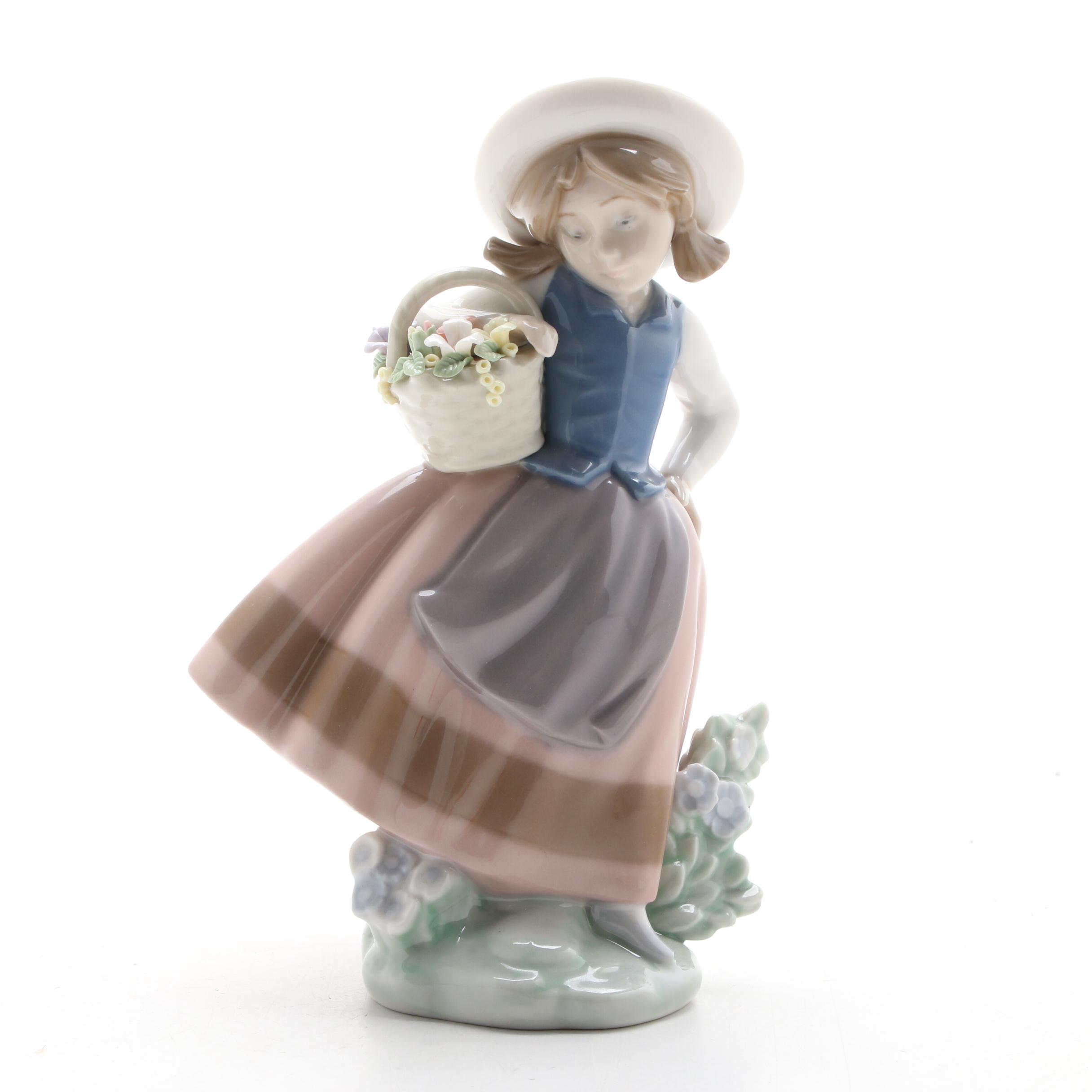 Continental Hand-Painted Porcelain Vanity Items, Early 20th Century