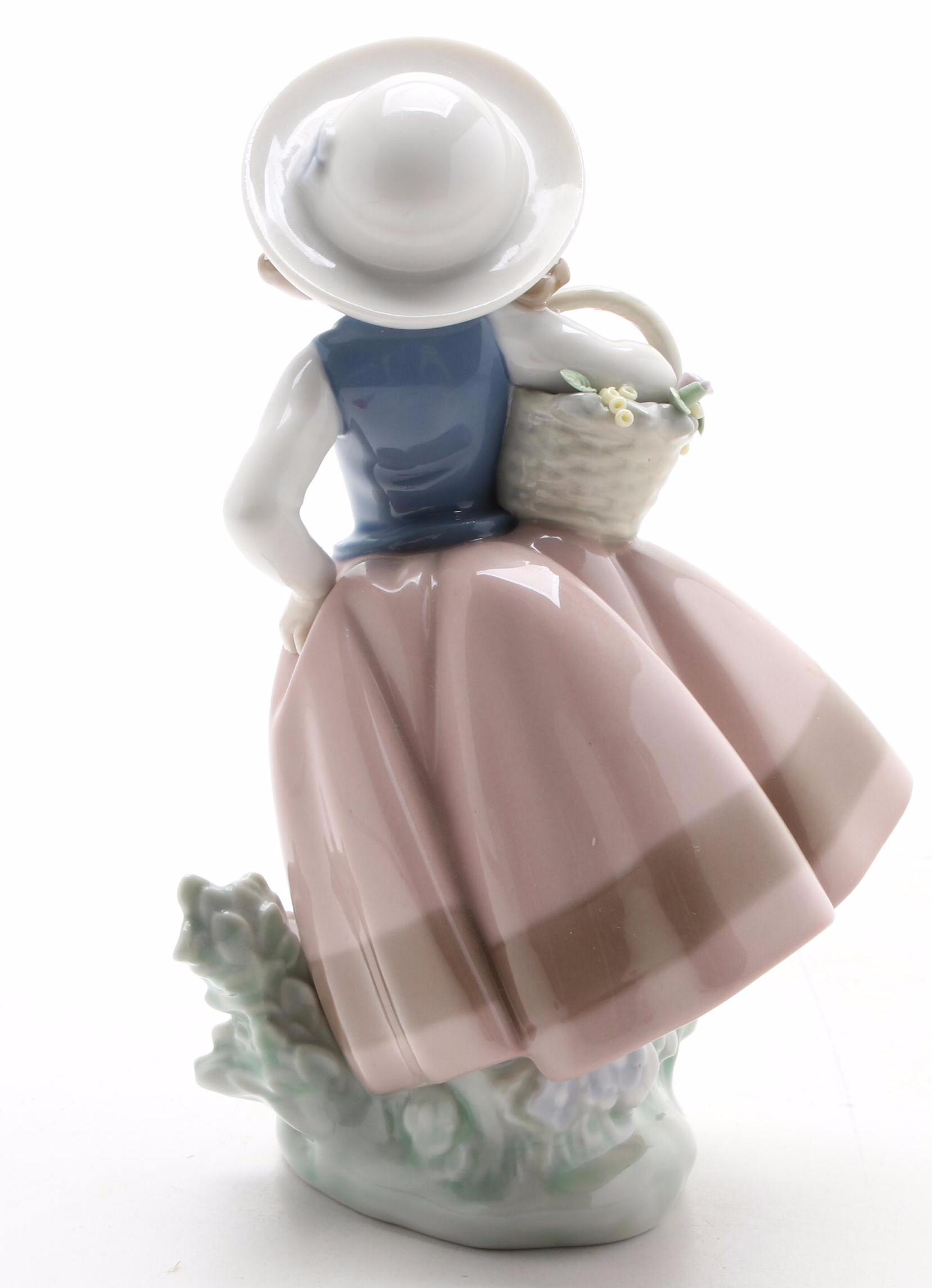 Continental Hand-Painted Porcelain Vanity Items, Early 20th Century