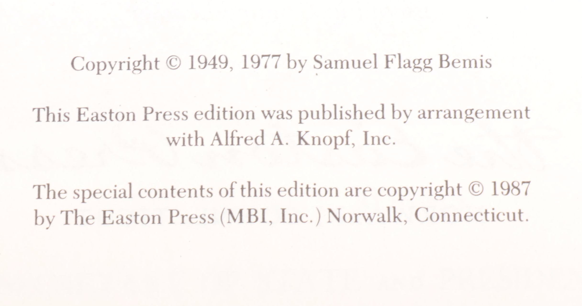 Easton Press Presidential Biographies Including "John Quincy Adams" Vol. I–II