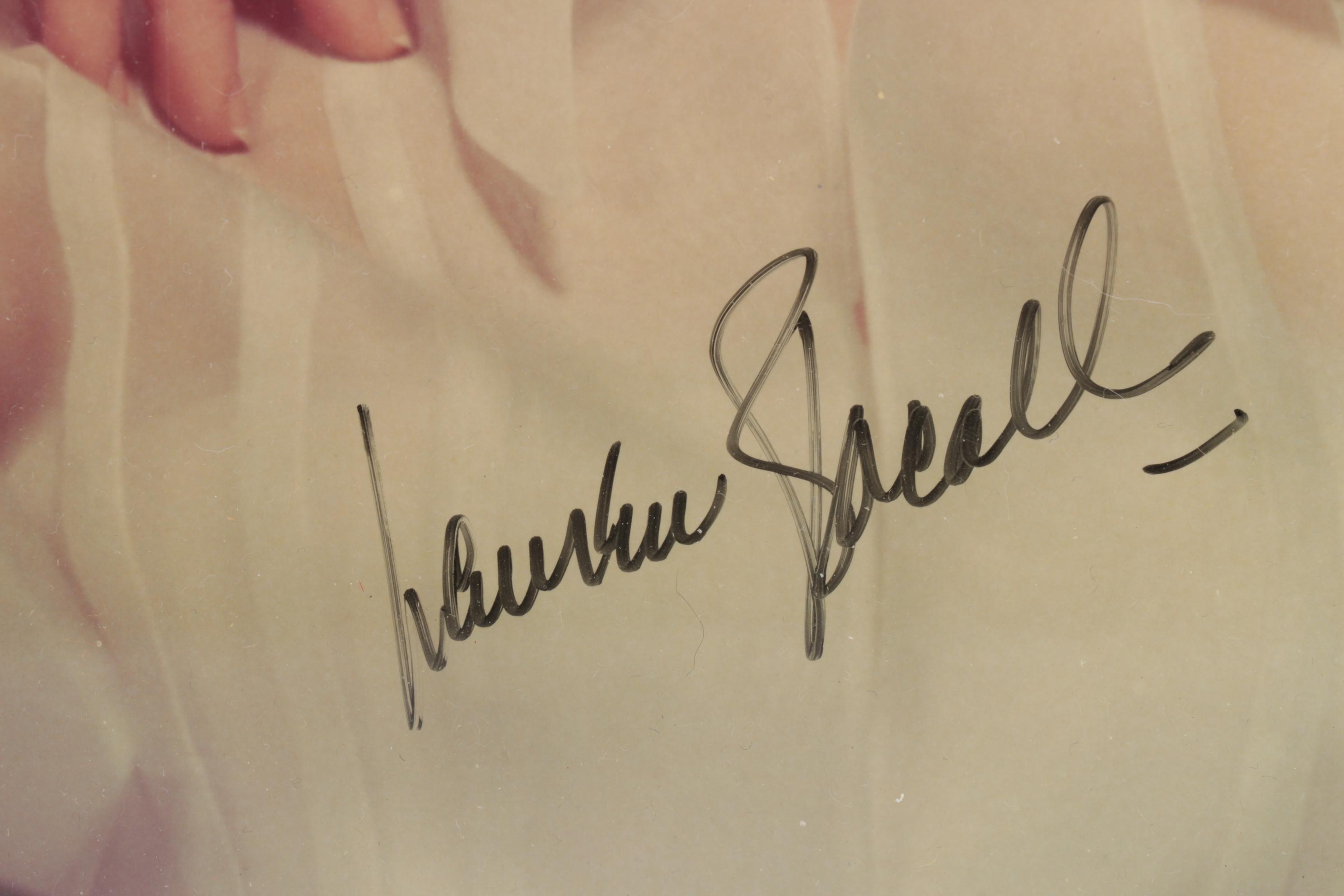 Lauren Bacall Signed Photo, "How to Marry a Millionaire" Poster, Visual Pass