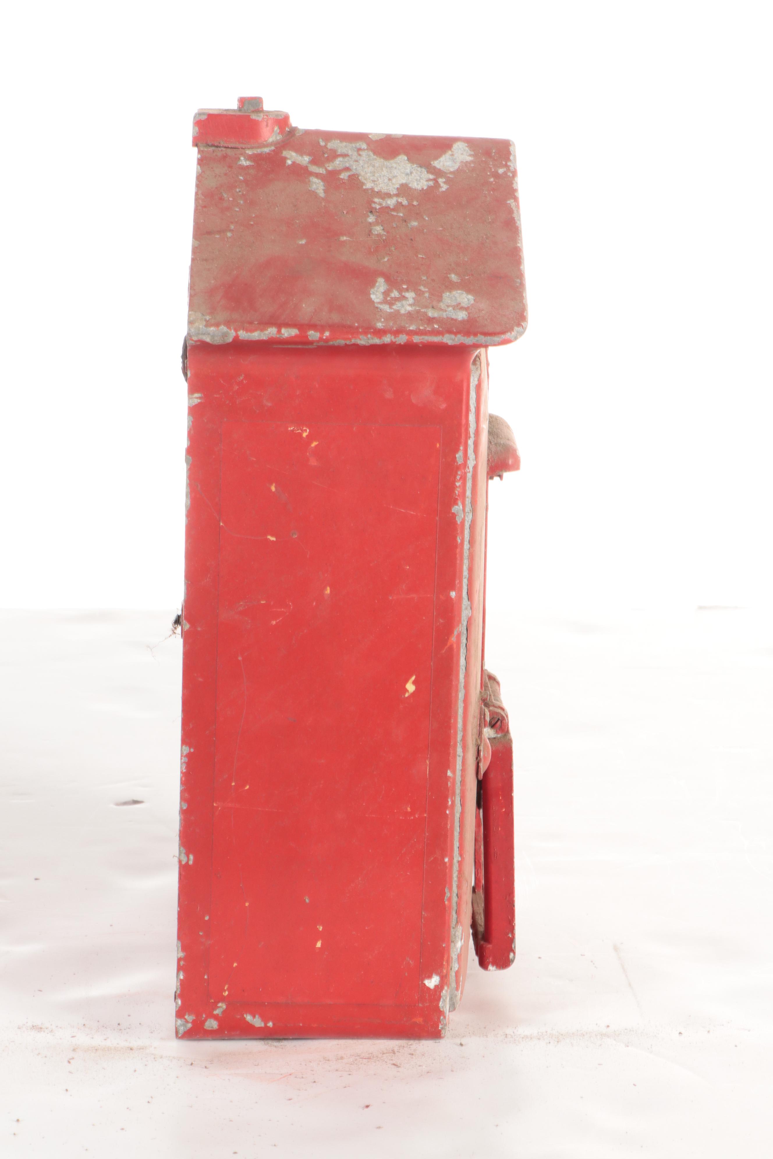 Gamewell Cast iron Fire Alarm "Pull Down" Emergency Boxes, Early/Mid 20th C.