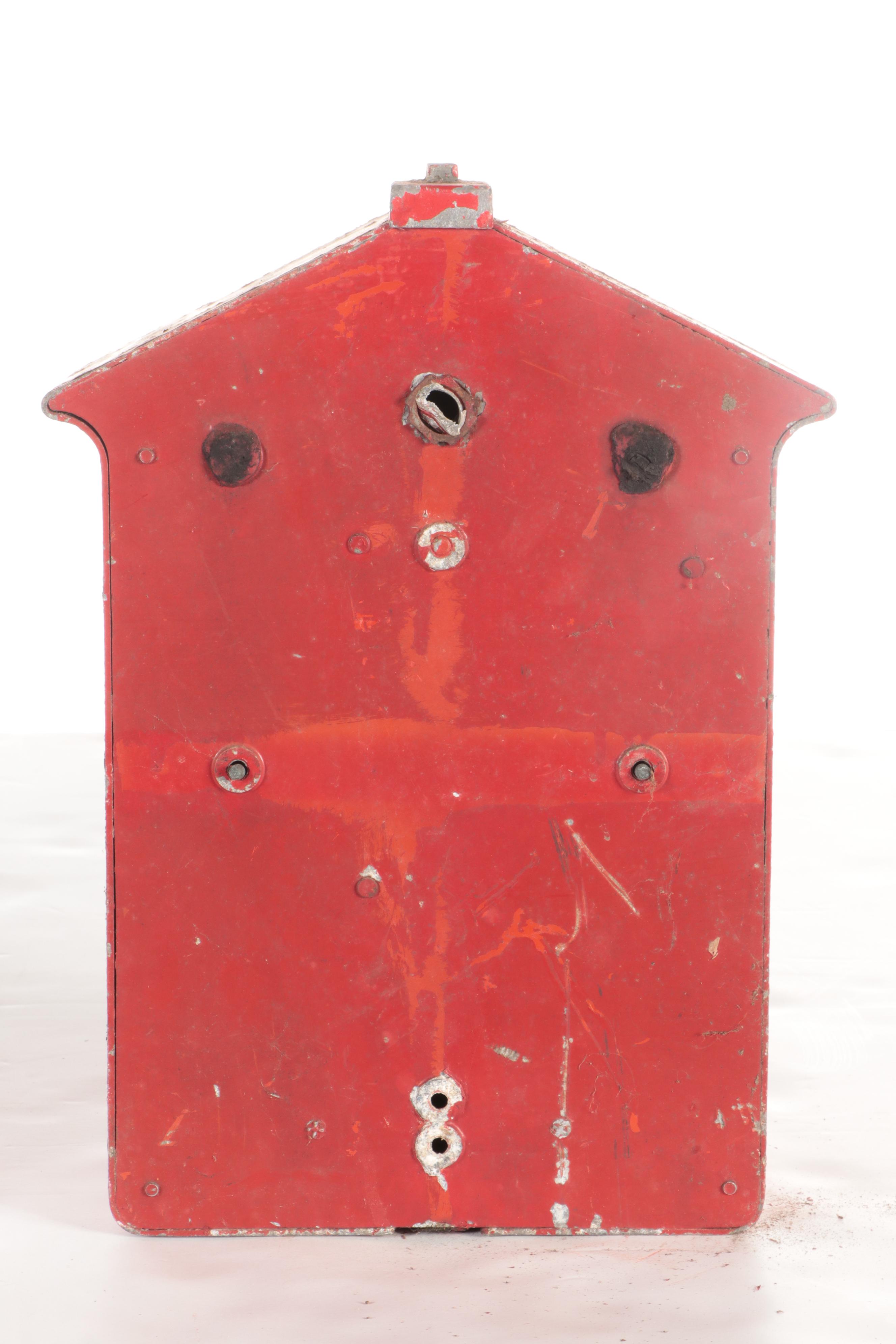 Gamewell Cast iron Fire Alarm "Pull Down" Emergency Boxes, Early/Mid 20th C.