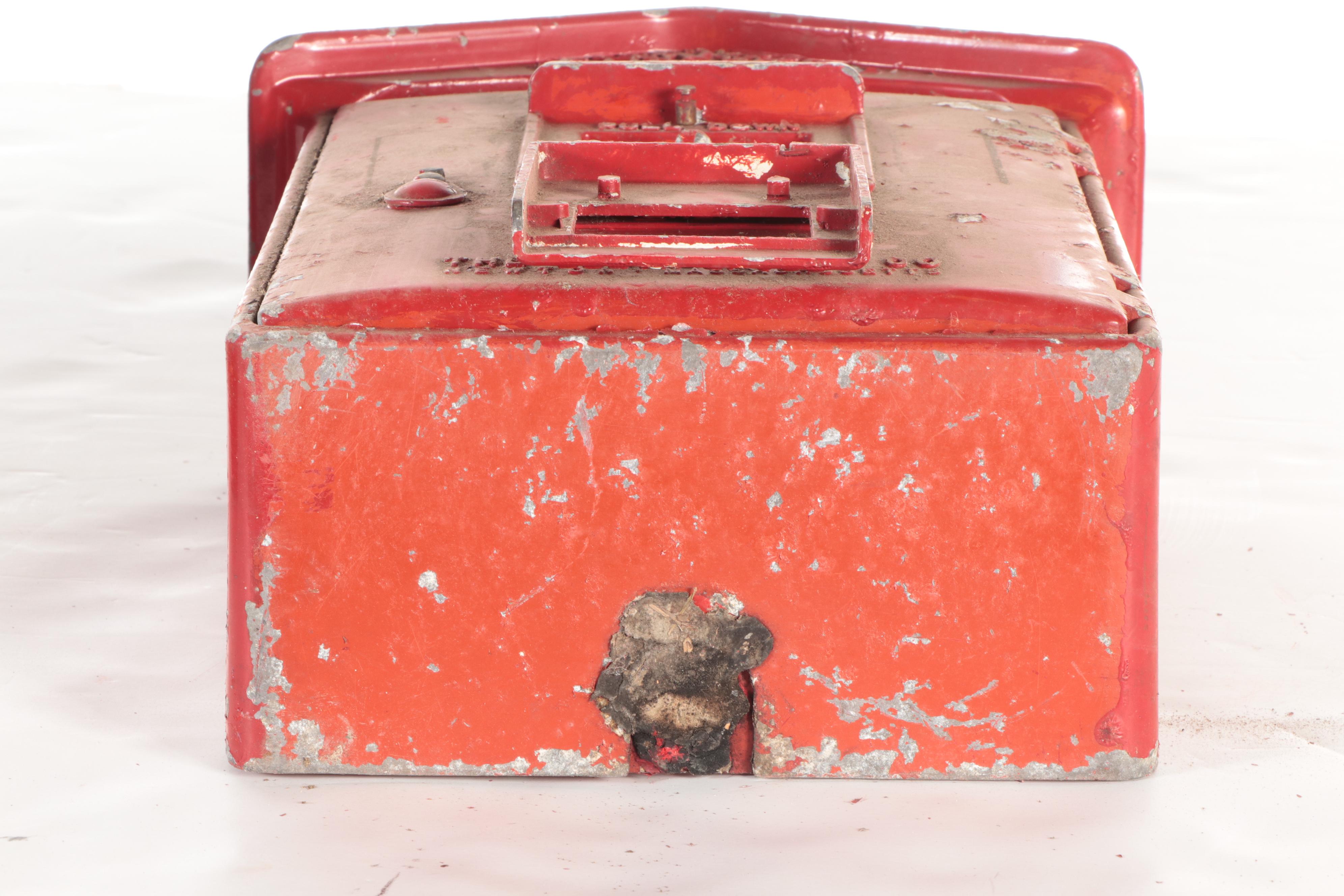 Gamewell Cast iron Fire Alarm "Pull Down" Emergency Boxes, Early/Mid 20th C.