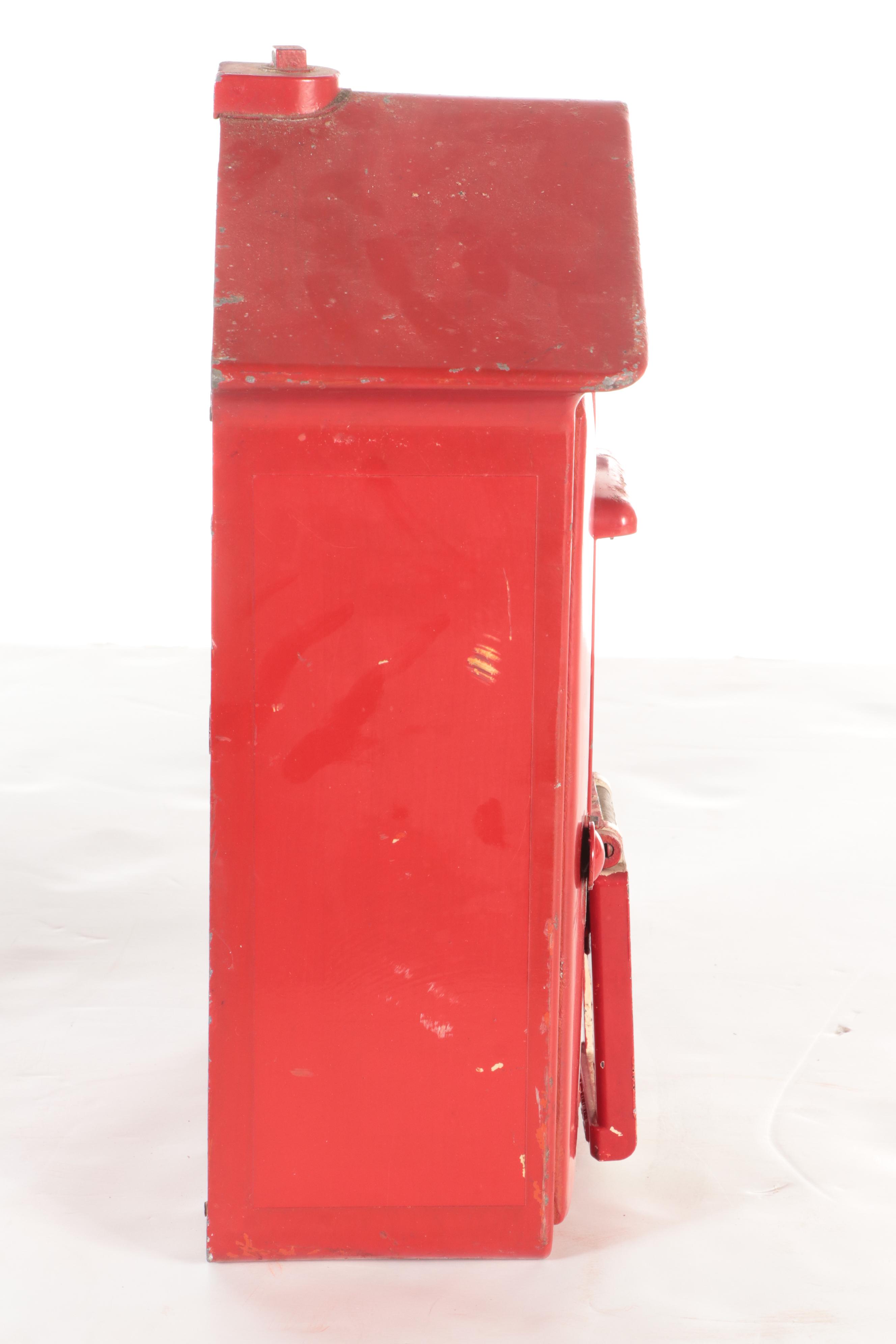 Gamewell Cast iron Fire Alarm "Pull Down" Emergency Boxes, Early/Mid 20th C.