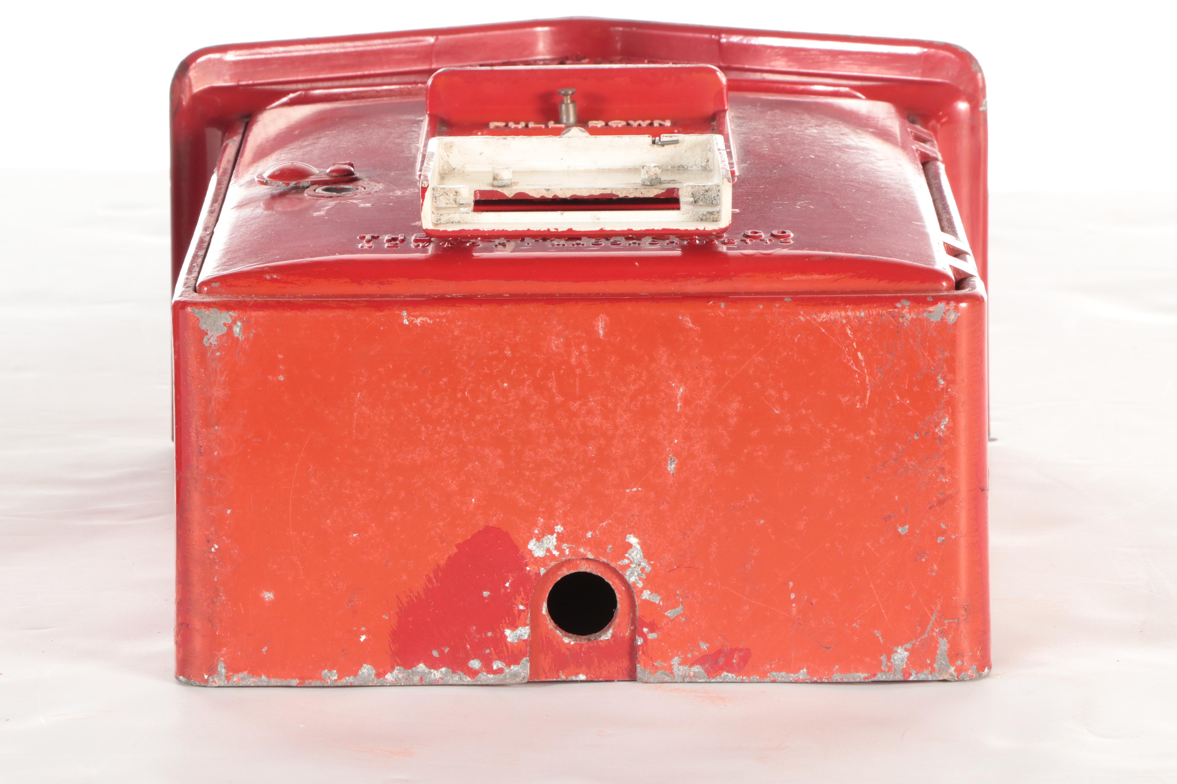 Gamewell Cast iron Fire Alarm "Pull Down" Emergency Boxes, Early/Mid 20th C.